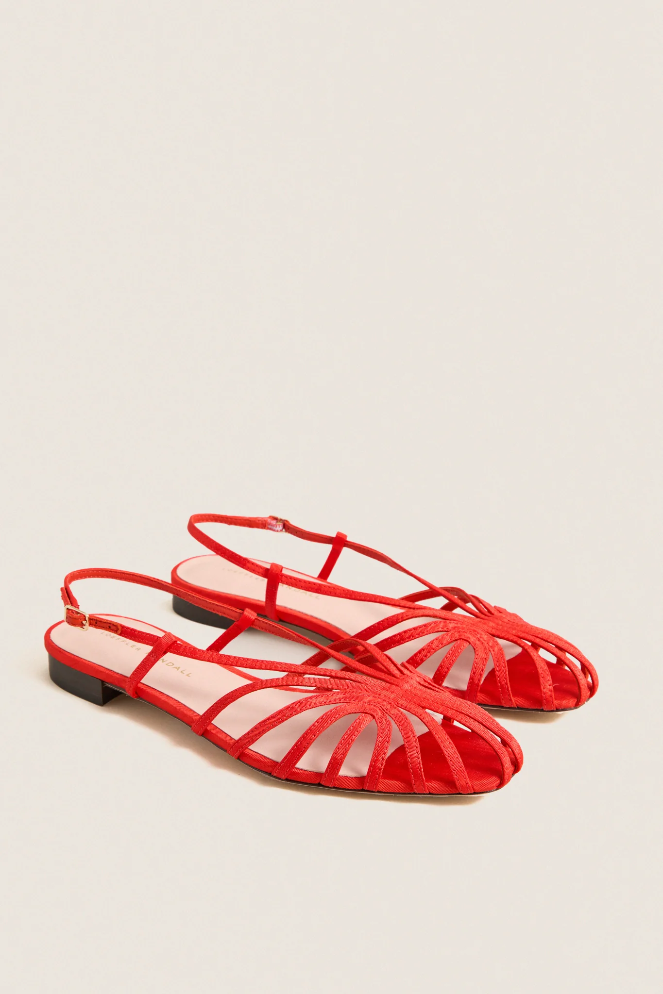 Red Moire Devon Flats - Image 4
