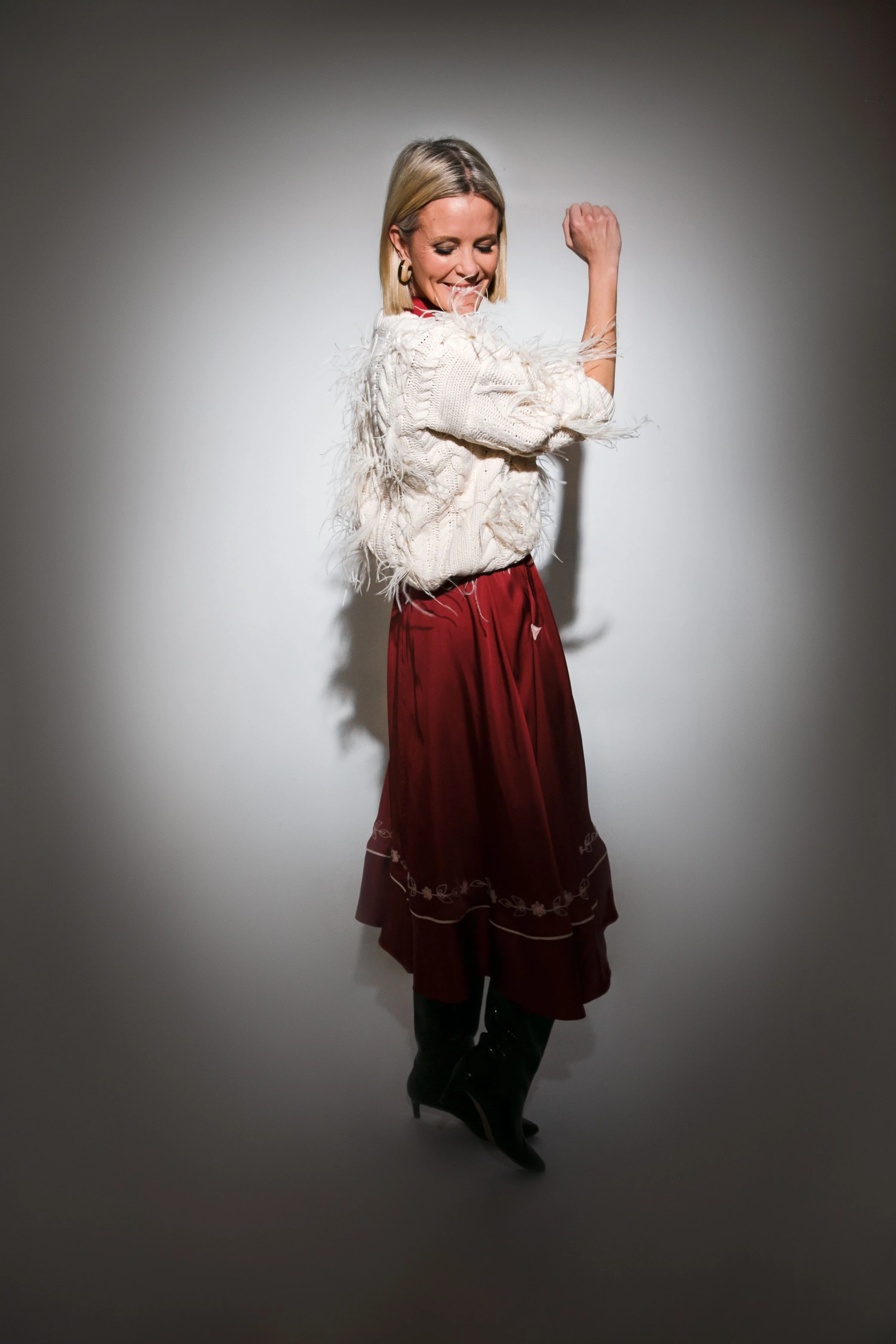 Rhubarb Western Bridge Dress - Image 8