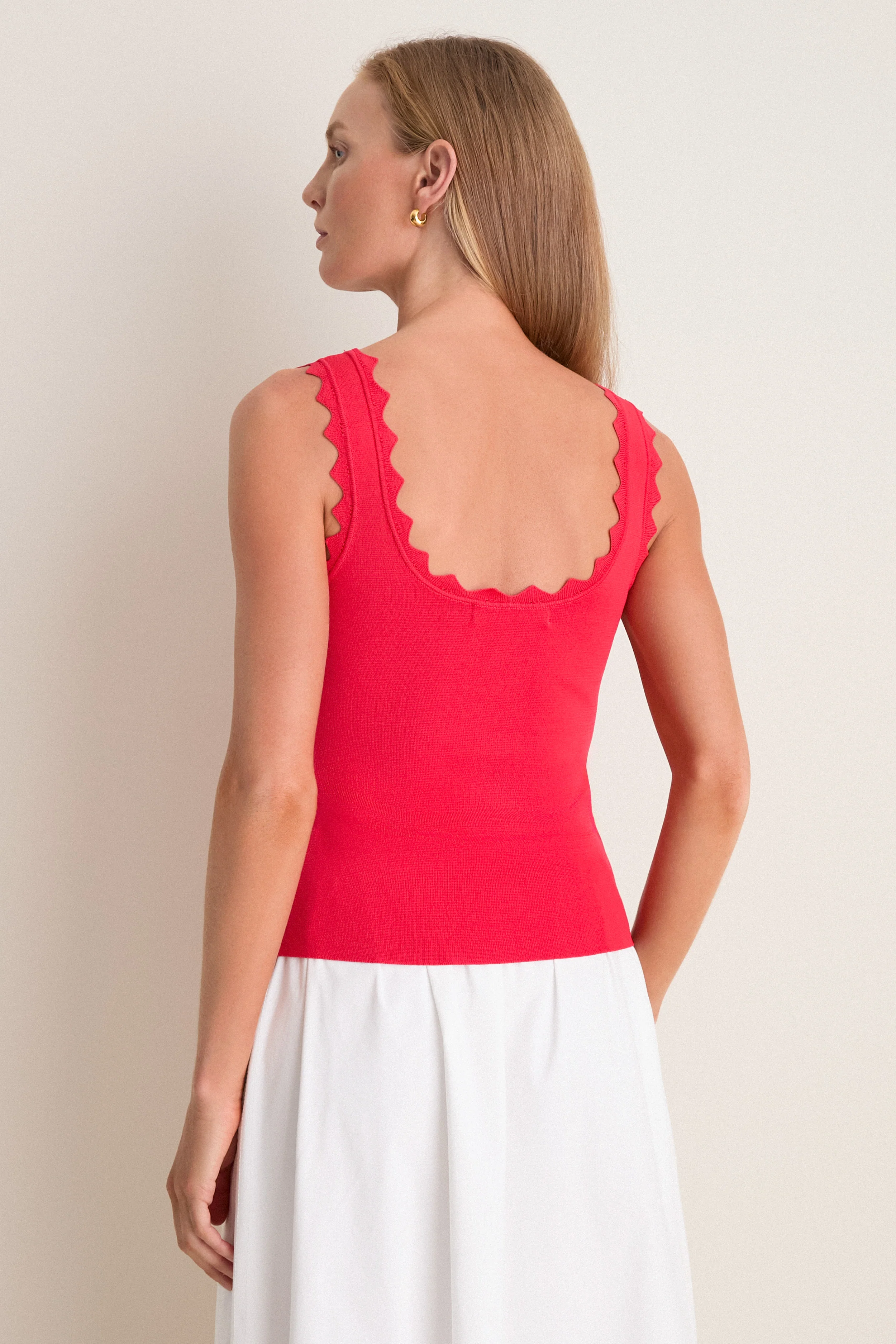 Cherry Ric Rac Compression Tank - Image 4