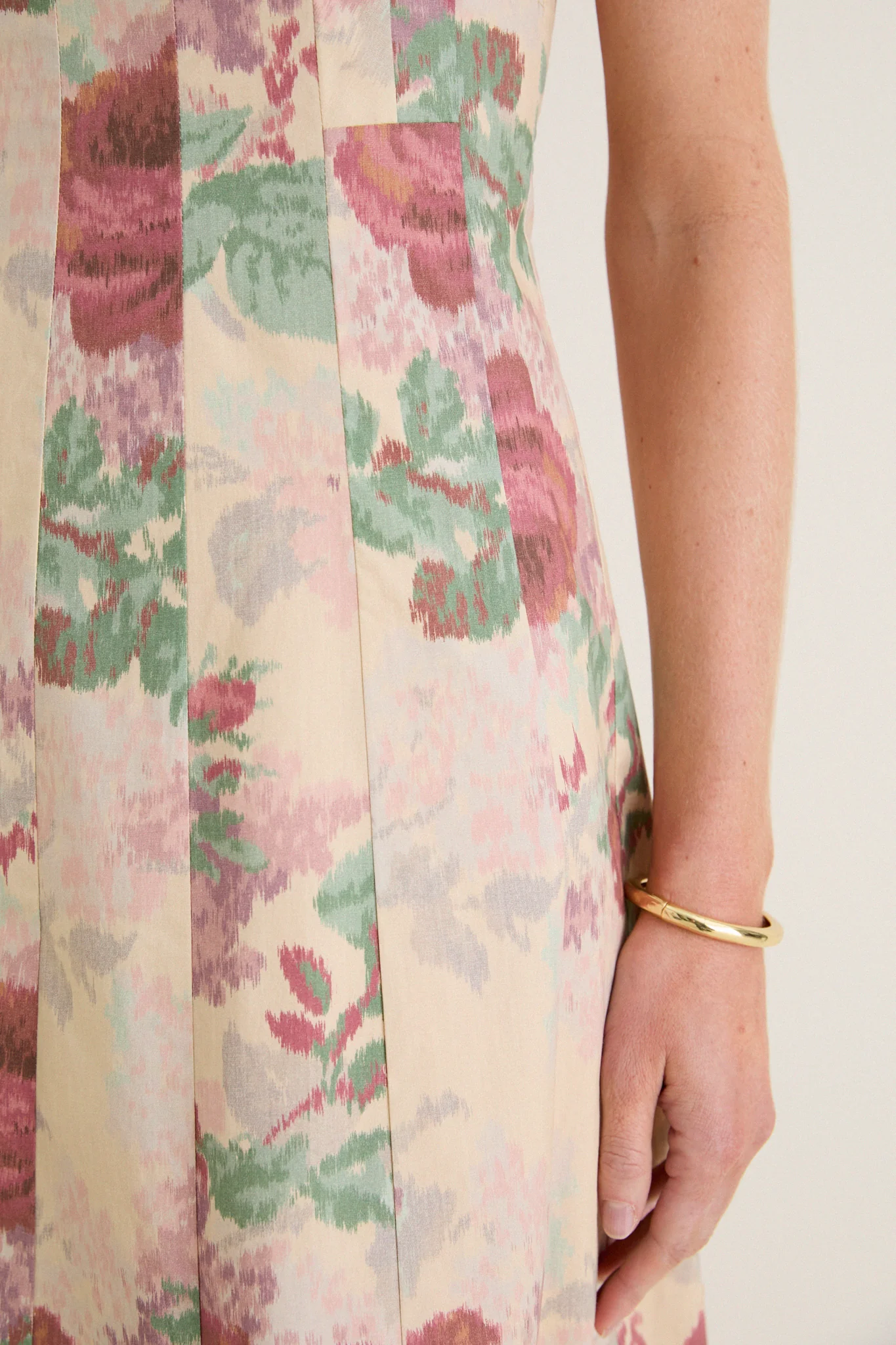 Rose Blur Cotton Poplin Edith Dress - Image 7