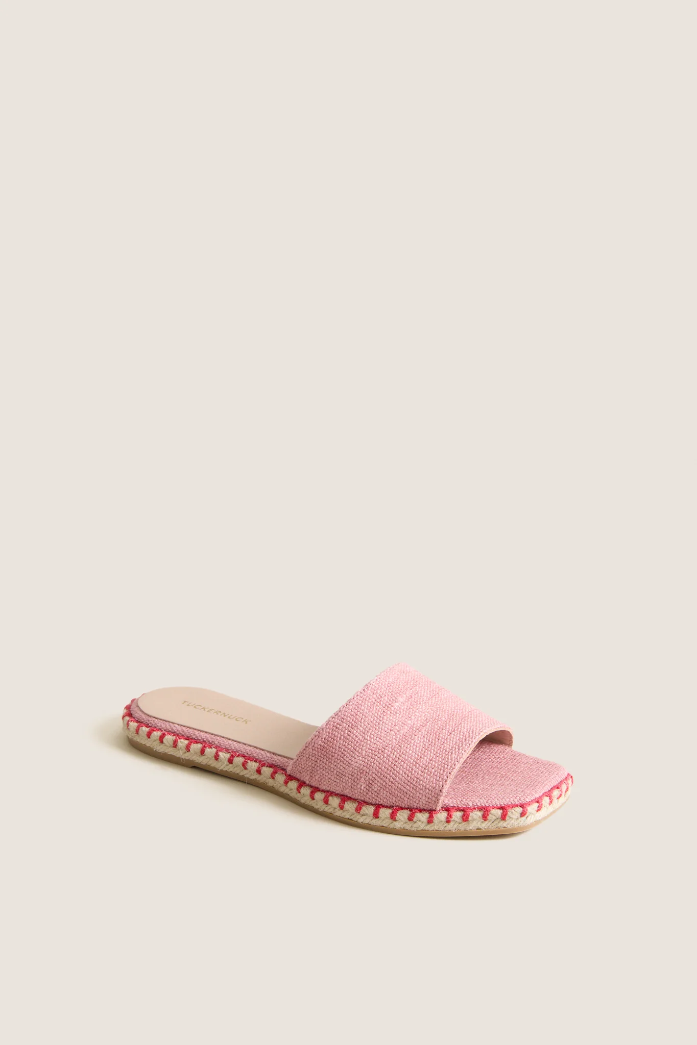 Rose Canvas Veronica Sandals