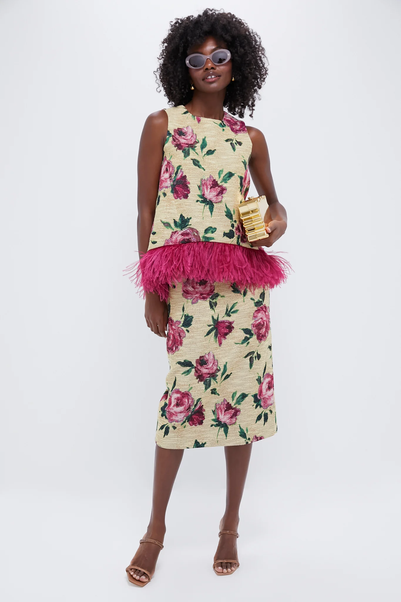 Roses Pencil Skirt - Image 2