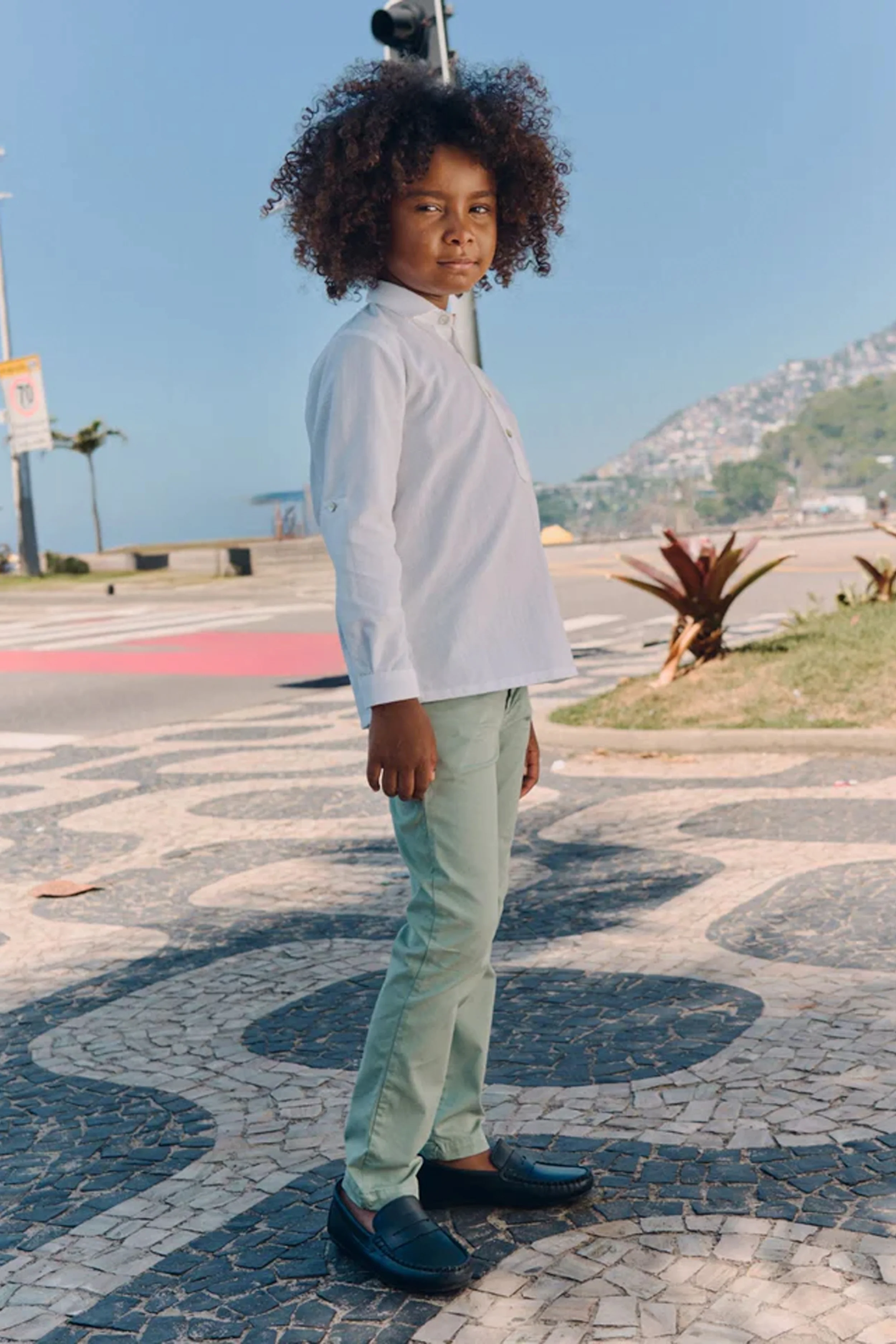 Sage Green Elio Chinos - Image 2