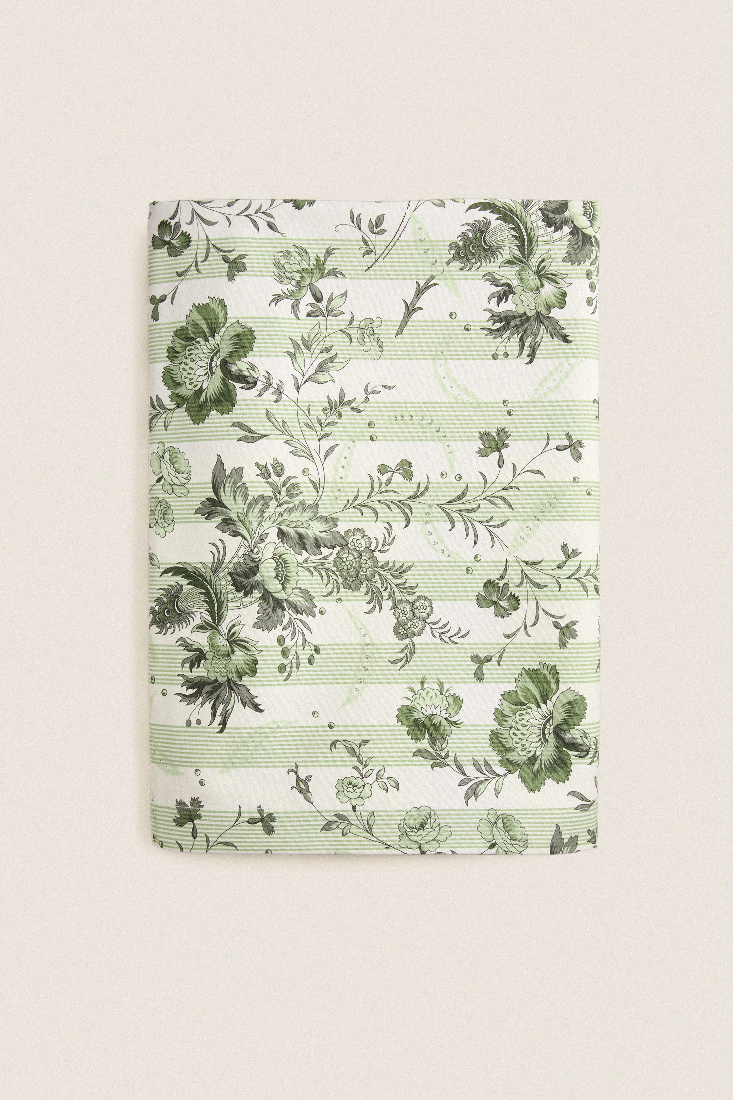Sage Powder Room Chintz Tablecloth