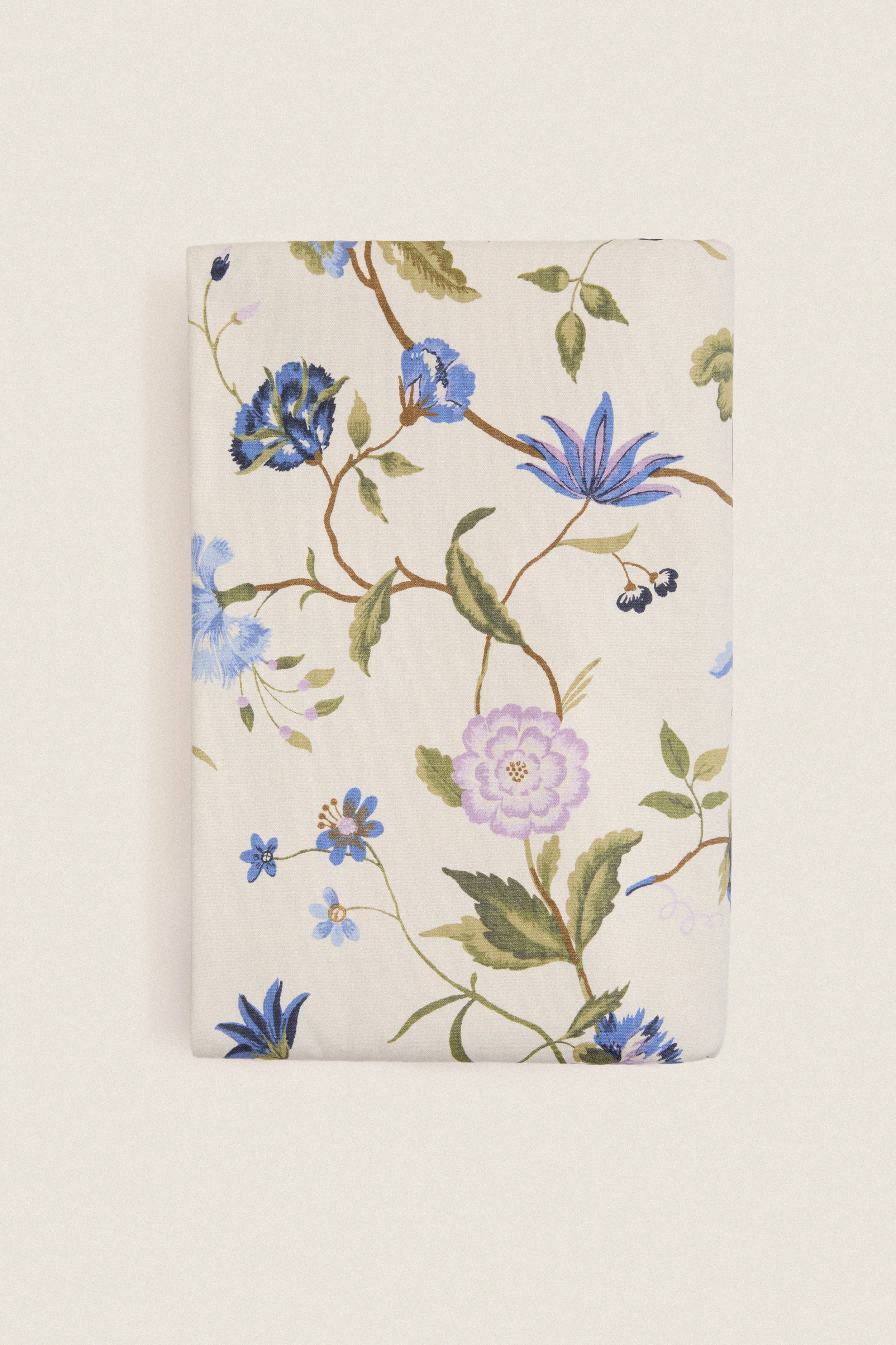 Blue and Lavender Blossom Tablecloth