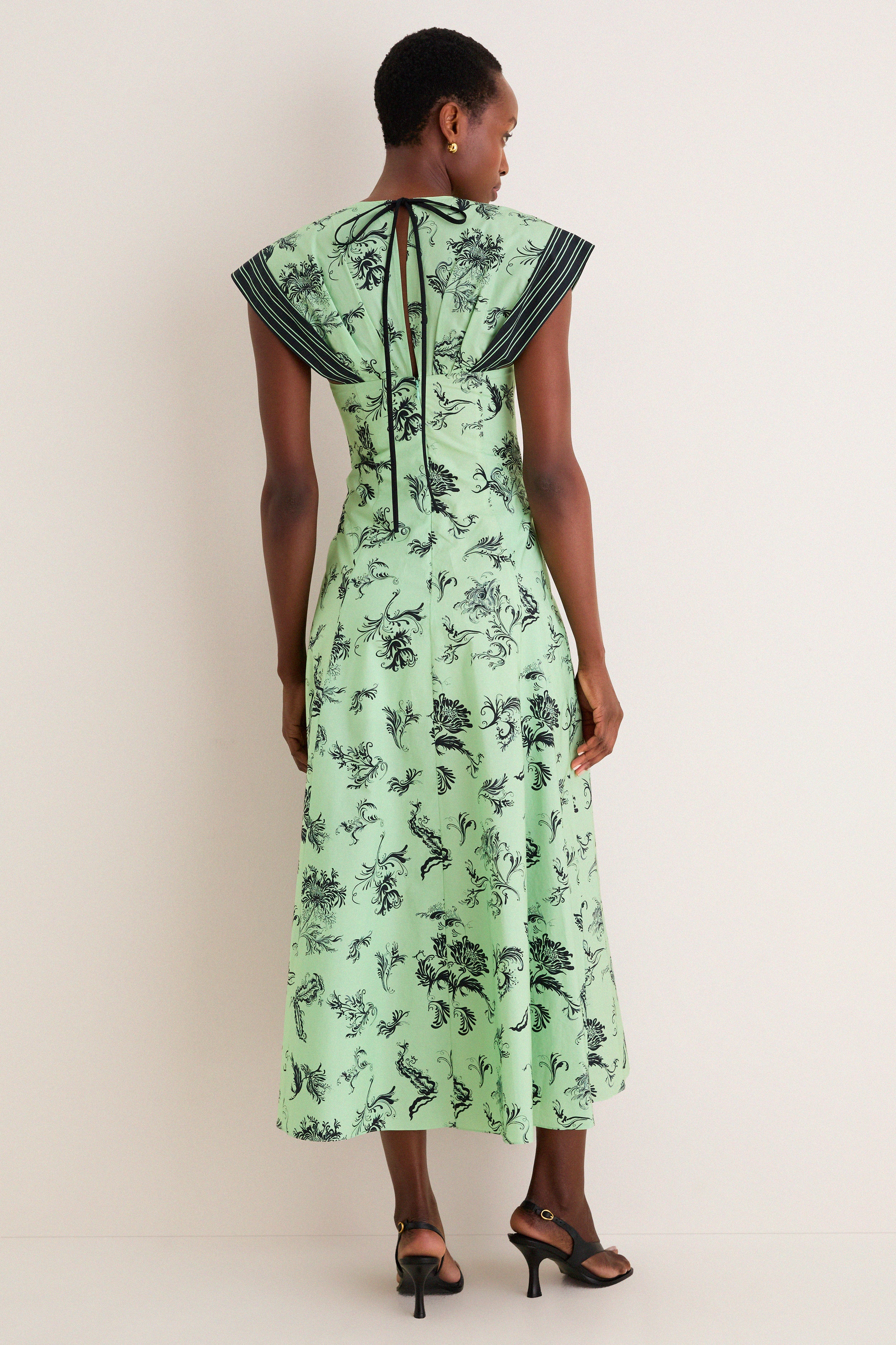 Sage Push Me to the Edge Midi Dress - Image 5
