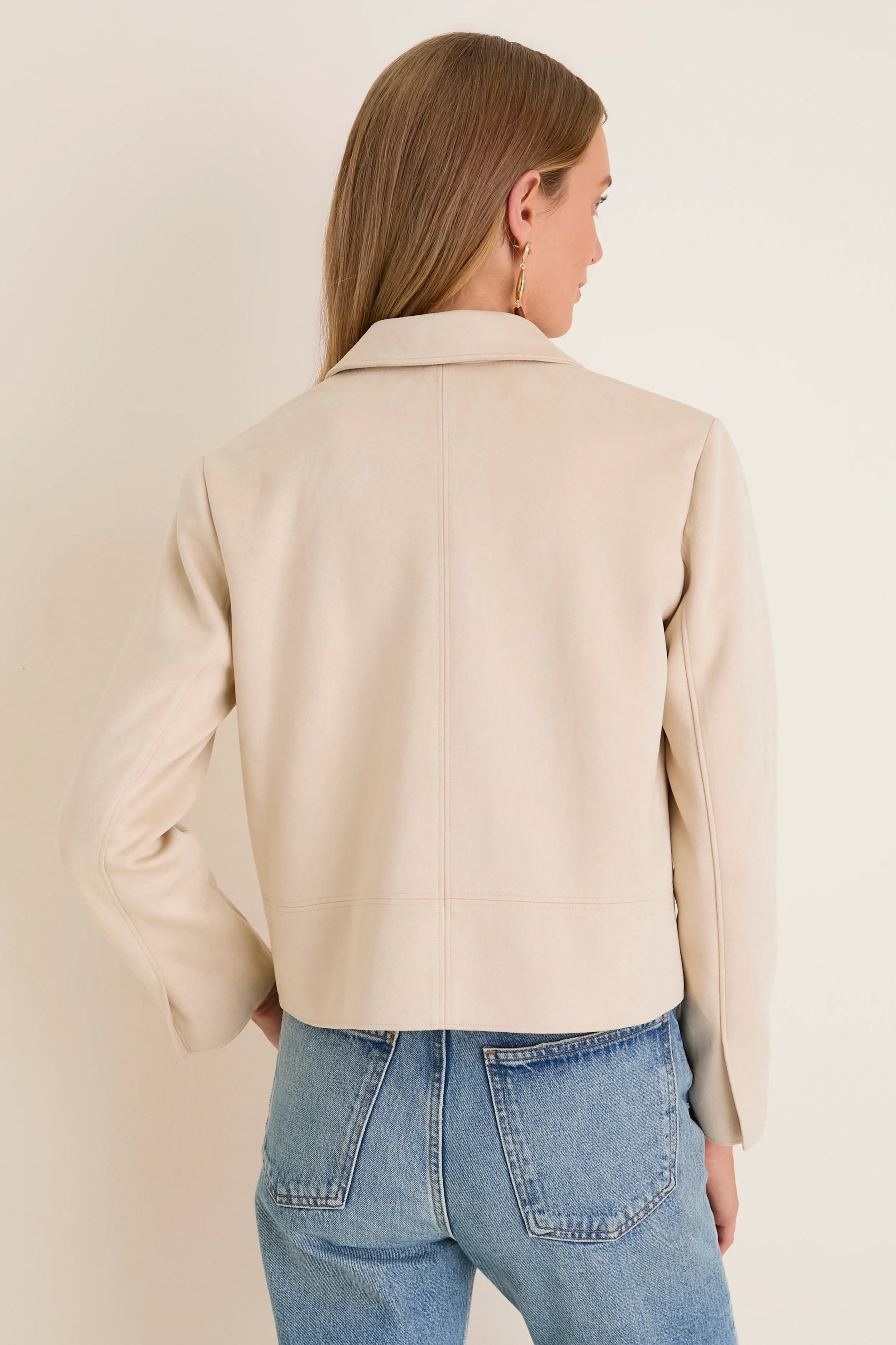 Sand Suede Zaria Jacket - Image 4