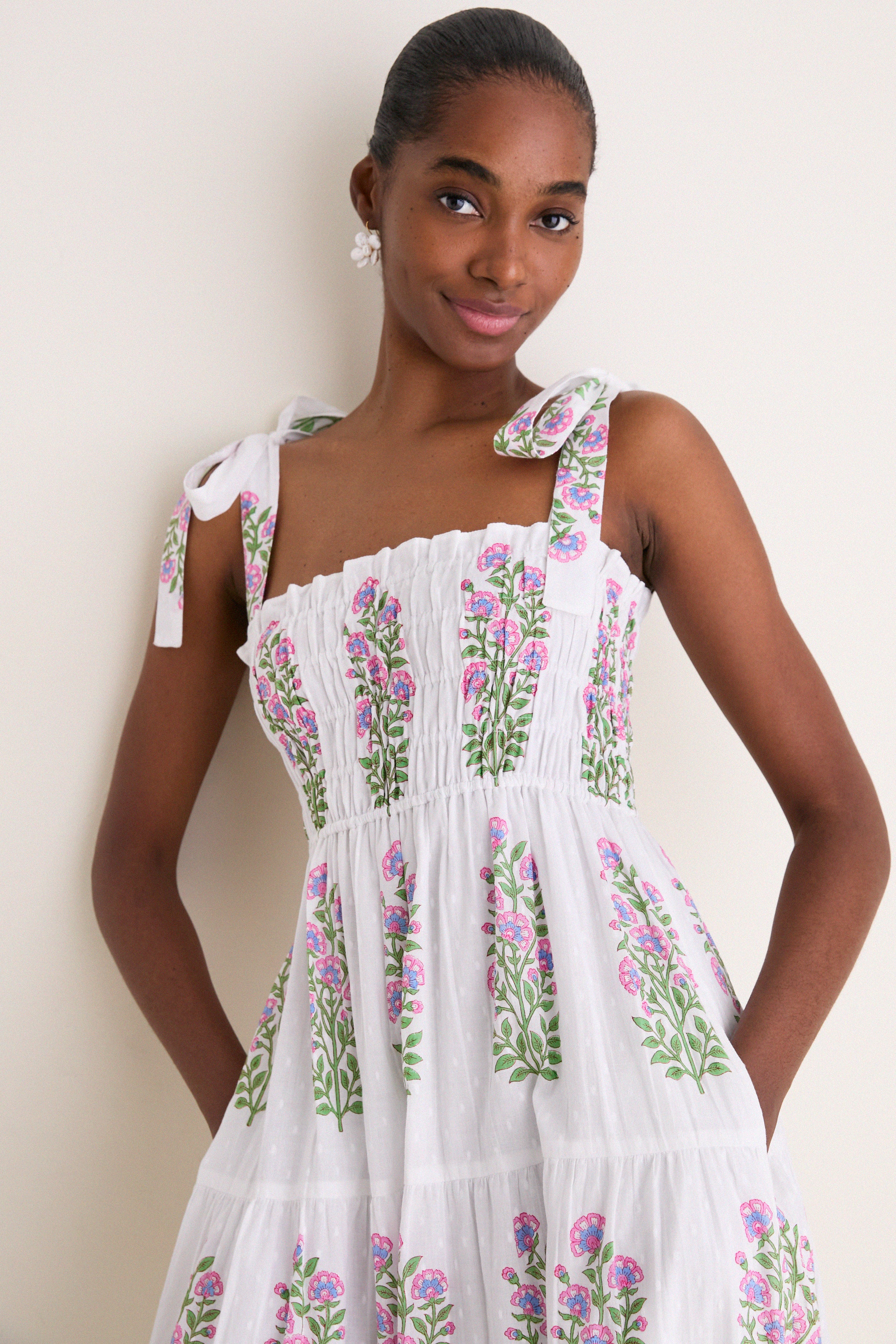 Schiffly Folk Buta Martina Dress - Image 6