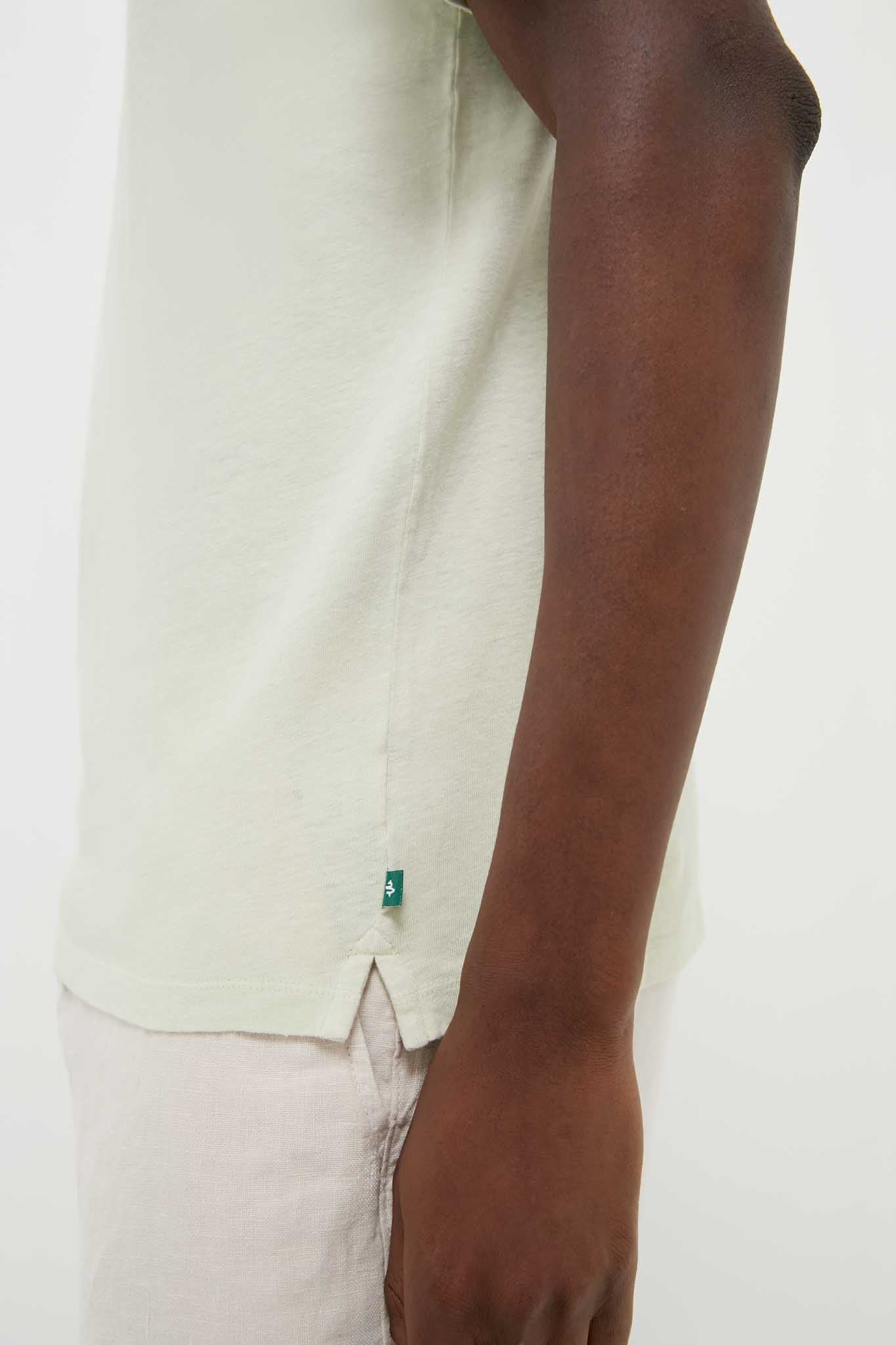 Sea Moss Drift Linen Tee - Image 6