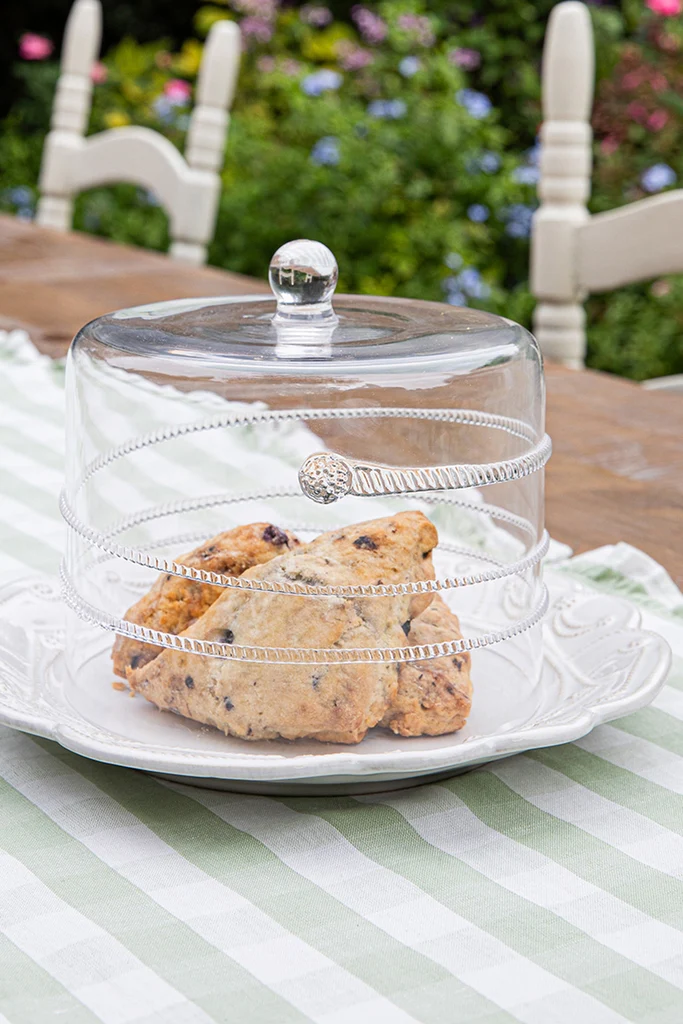 Seagrass Gingham Ruffle Table Runner - Image 4