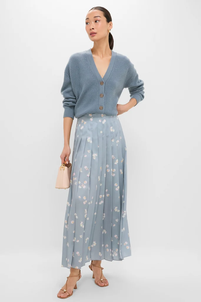 Seaside Cropped Cashmere Cocoon Cardigan - Image 8
