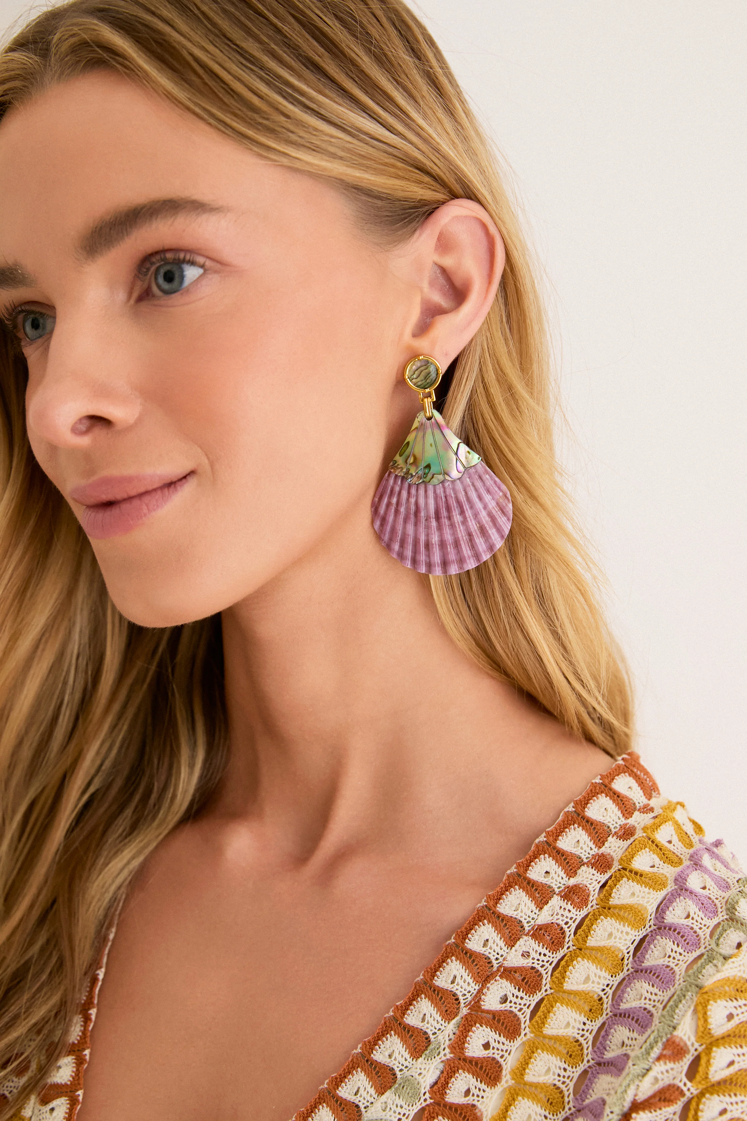 Shell Tabitha Earrings - Image 2