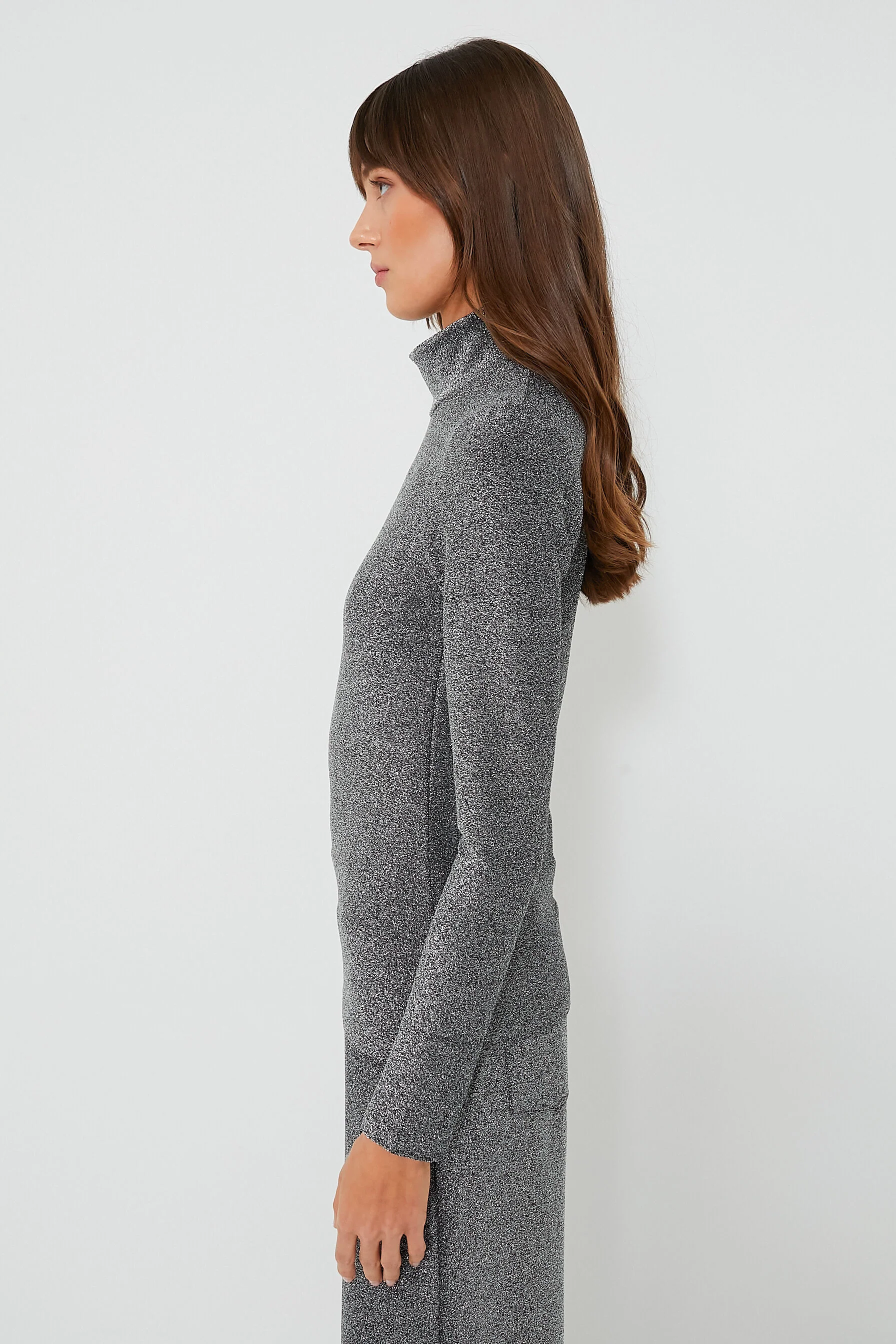 Shimmer Gray Jacka Turtleneck - Image 3