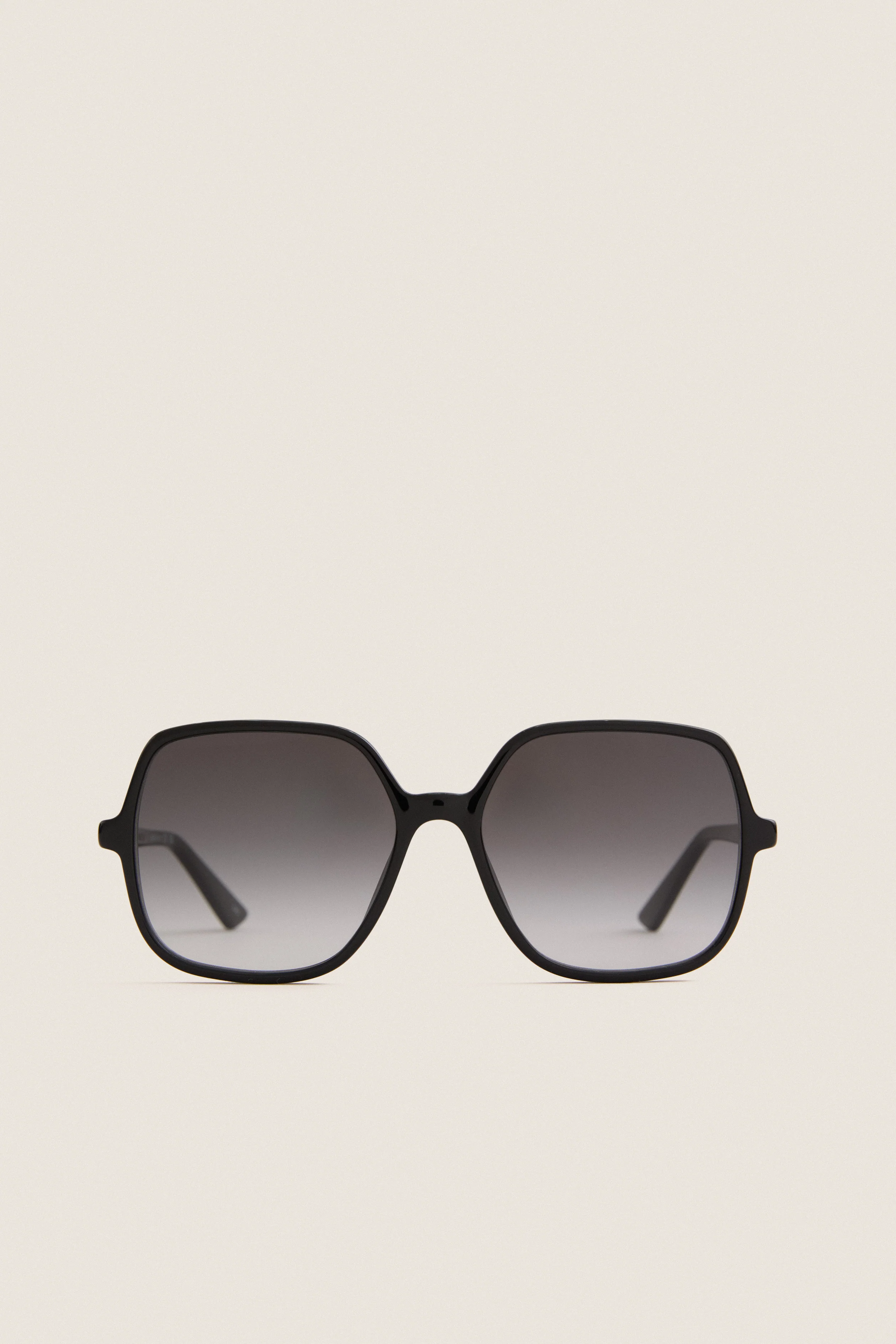 Shiny Black Judy Sunglasses