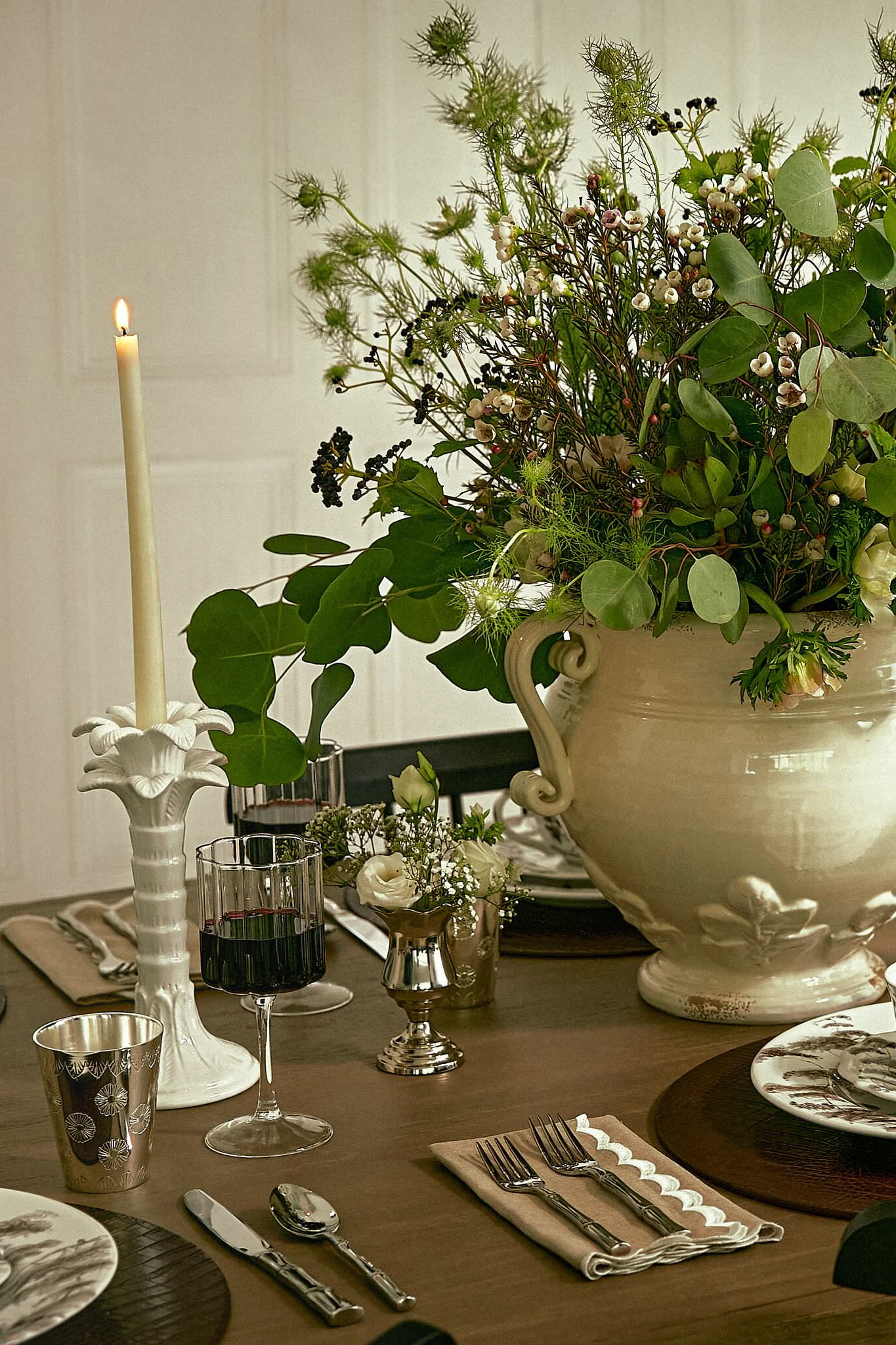 Silver Bud Vases Set of 5 - Image 2