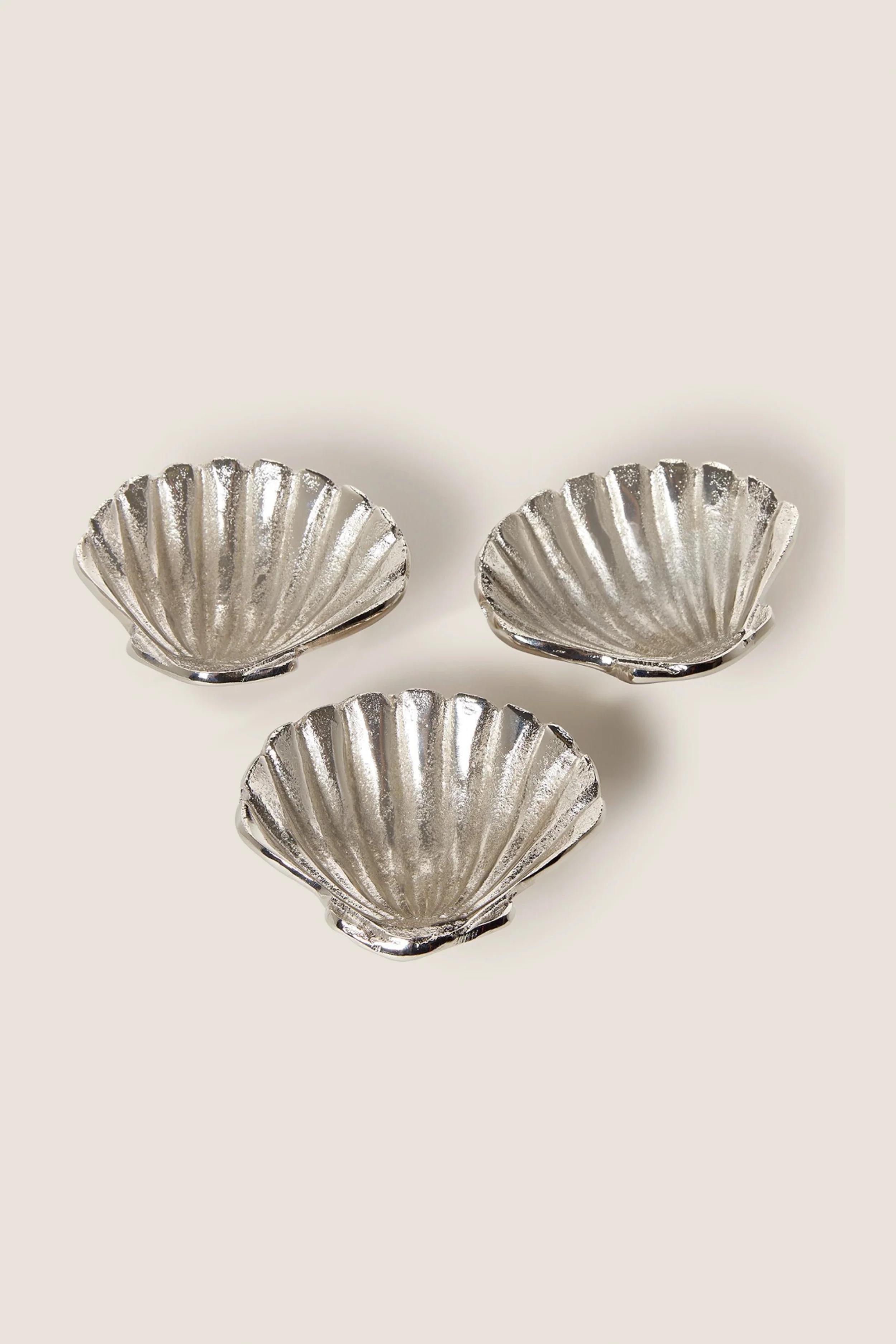 Silver Clam Shell Tidbit Dishes (Set of 3) - Image 4