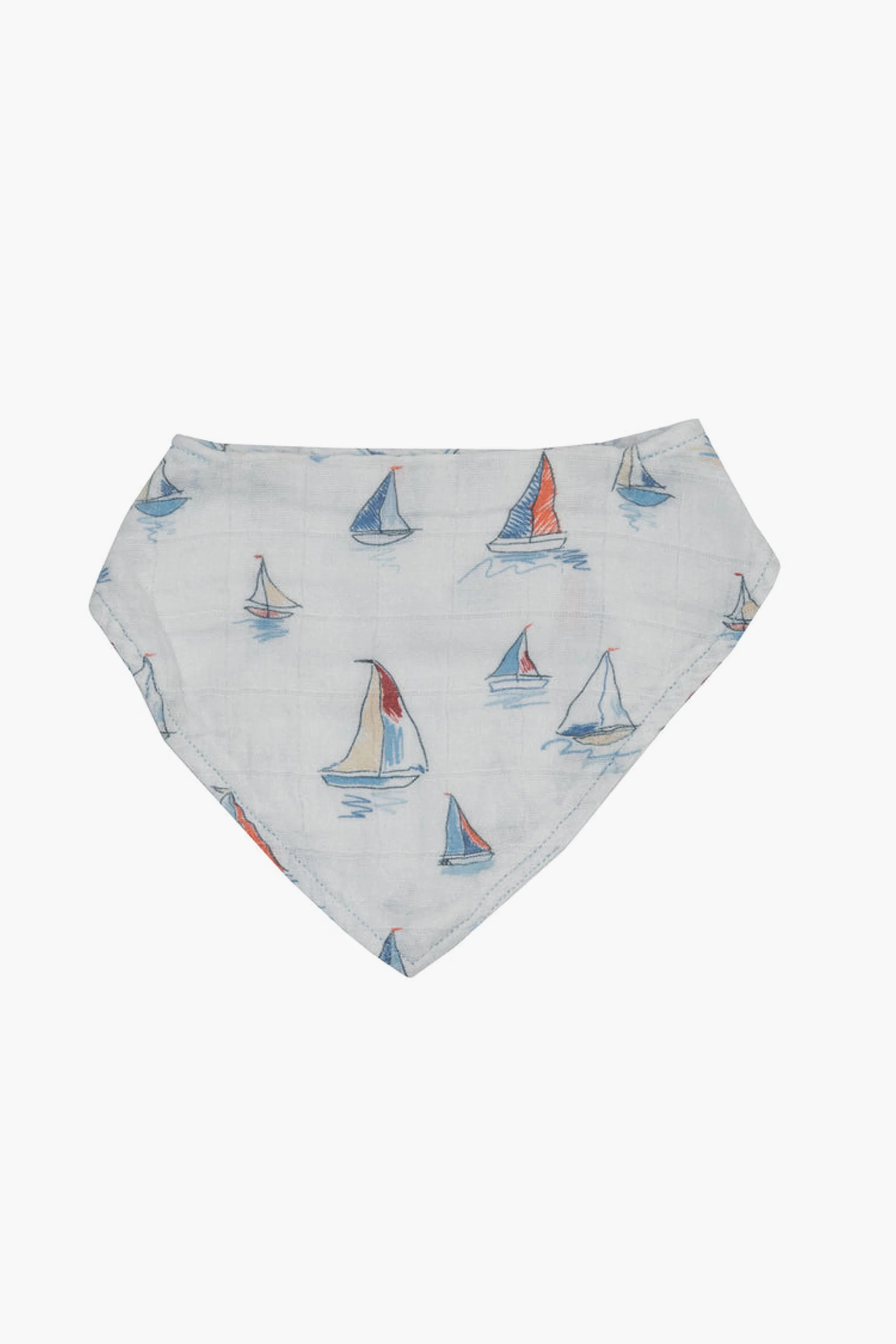 Sketchy Sailboats Bandana Bib - Image 2