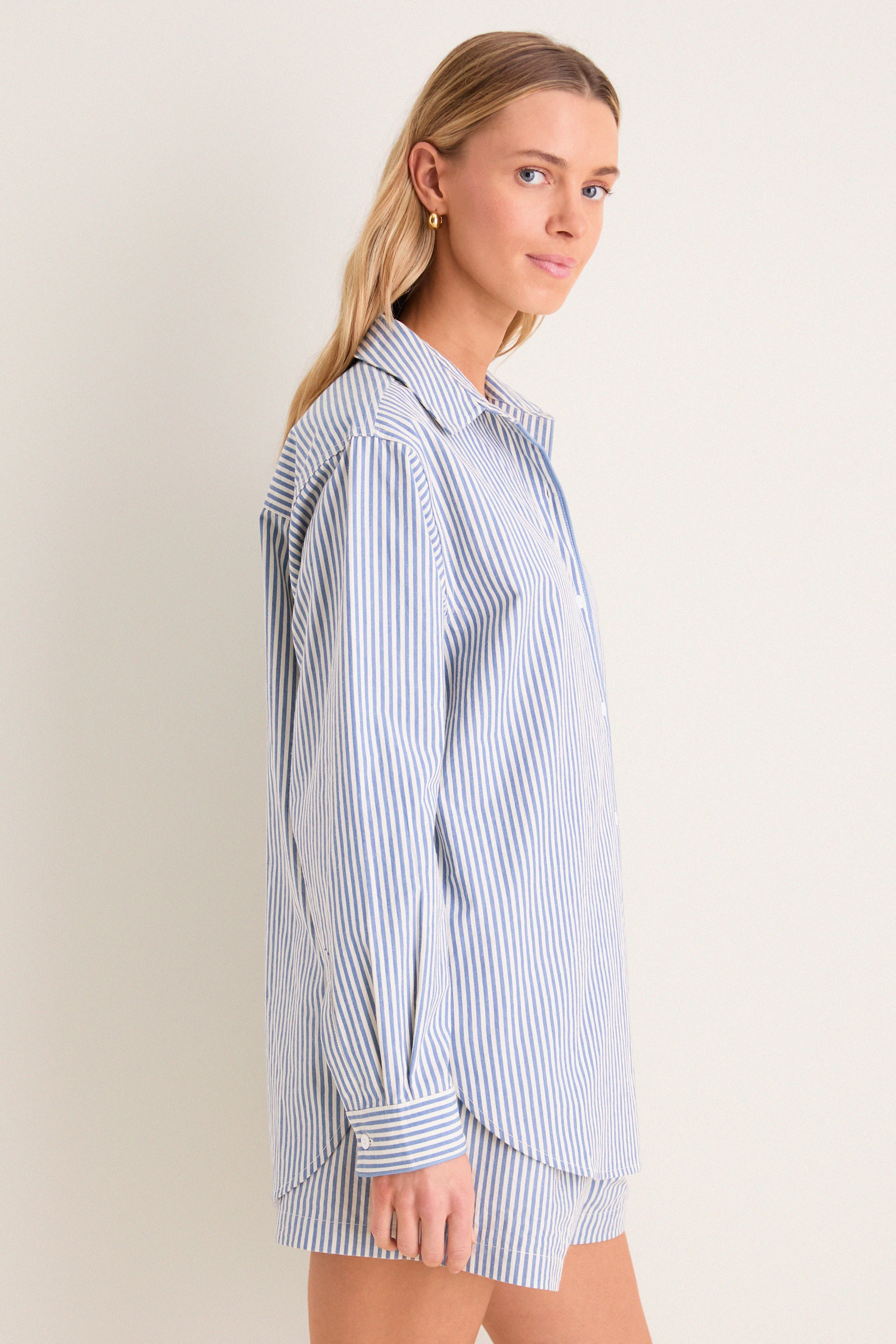 Blue Stripe Seersucker Hardin Button Down - Image 4