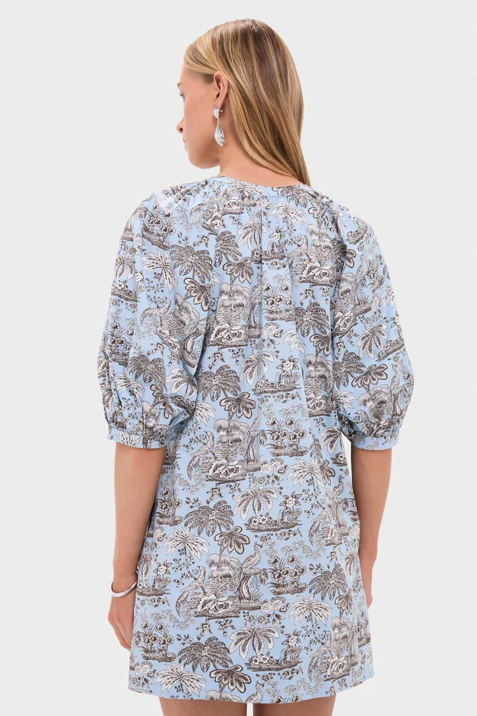 Sky Toile Vincent Mini Dress - Image 5