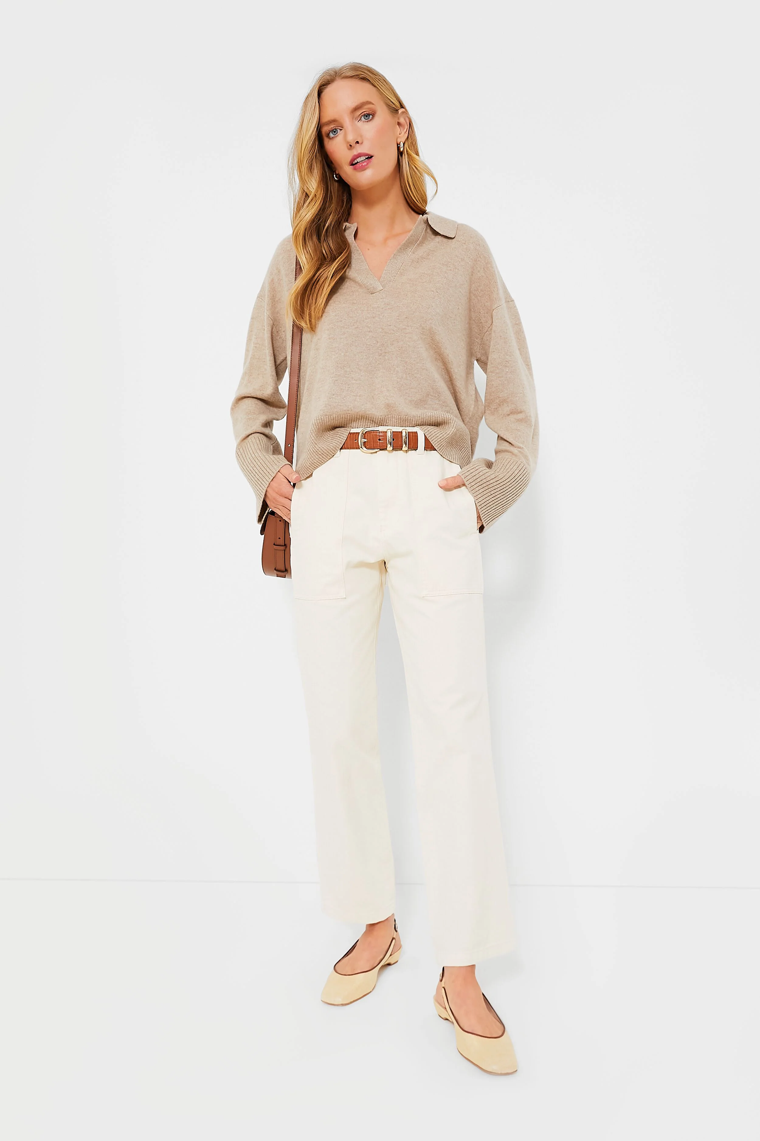 Stone Cashmere Ally Polo Pullover - Image 6
