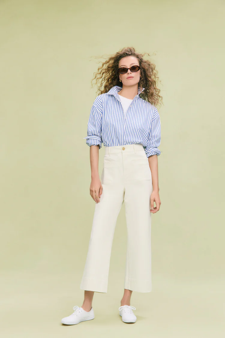 Stone Chino Wide Leg Davis Pants - Image 2