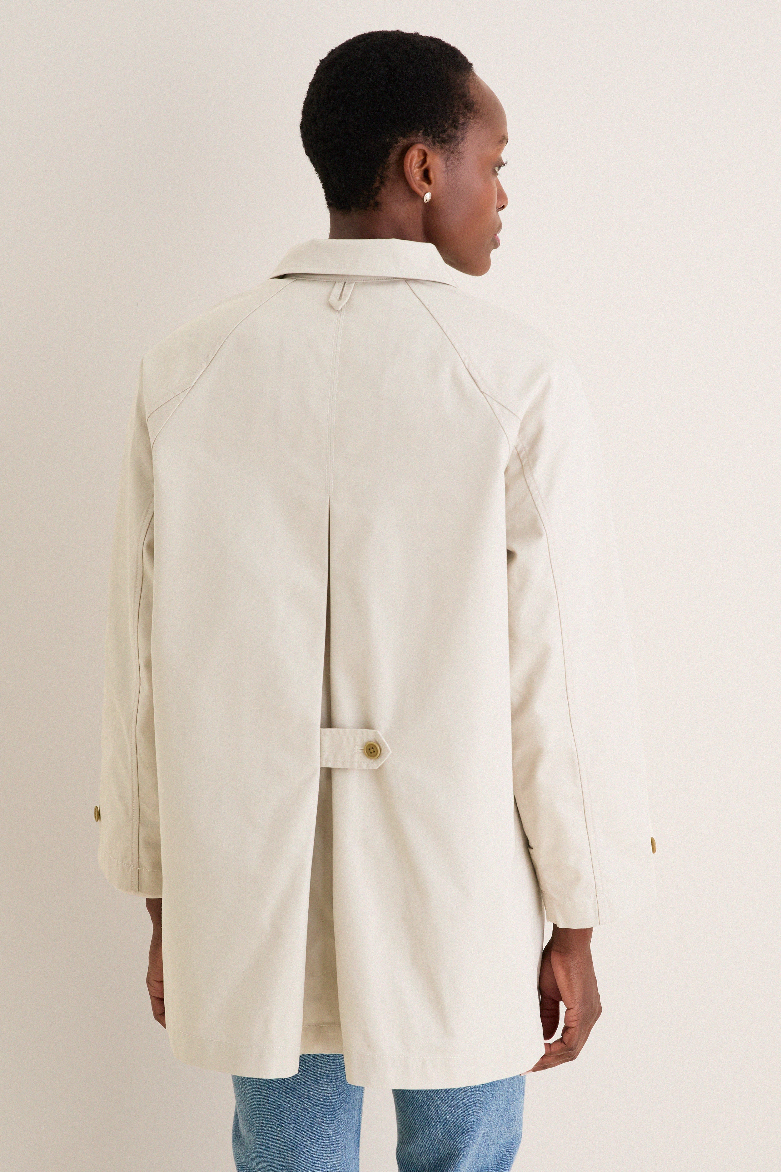 Stone Madeleine Trench in Cotton Blend - Image 4