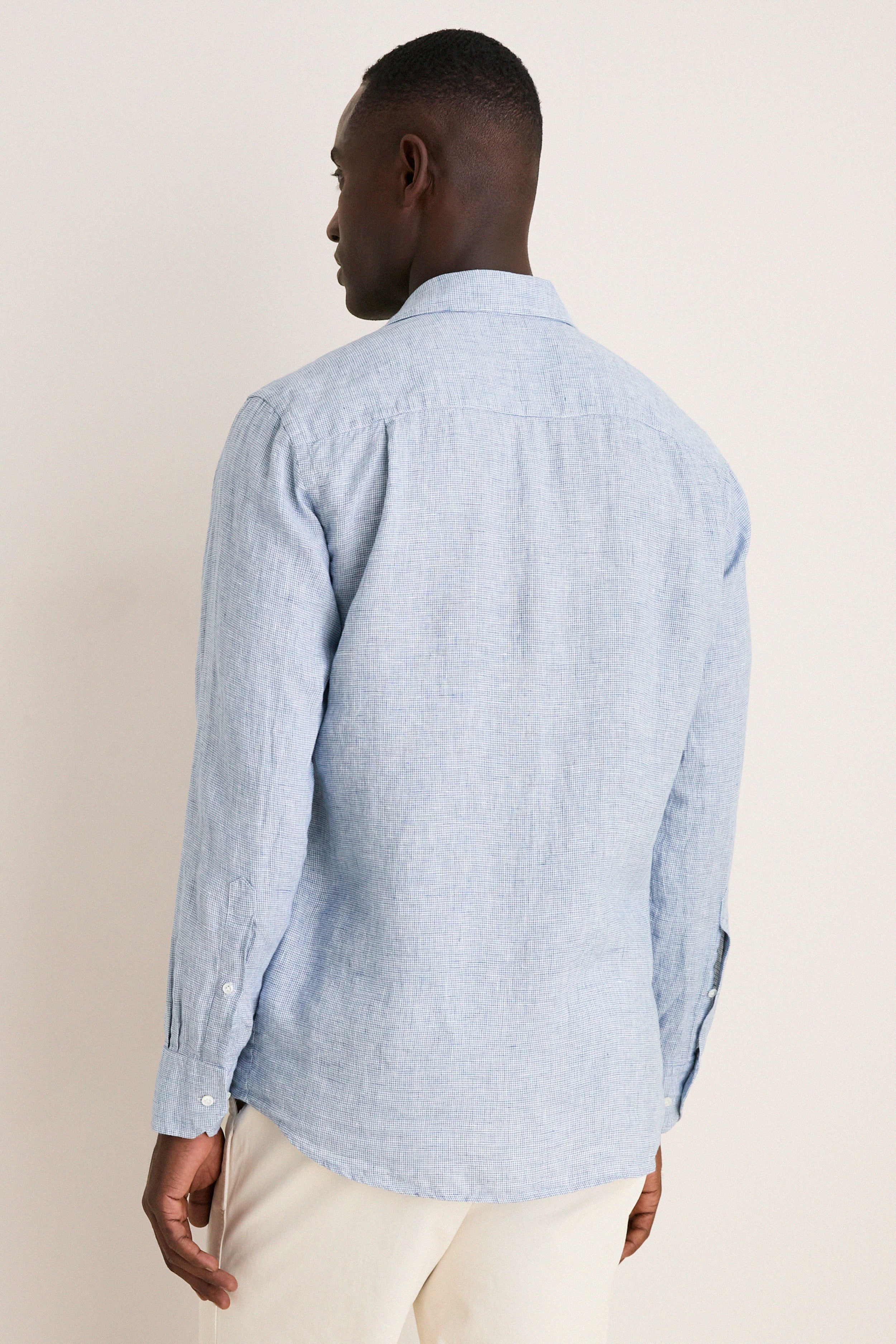 Storm Astino Lino Check Sport Shirt - Image 4