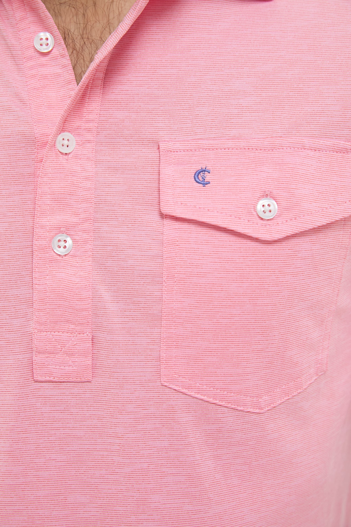 Strawberry Marg Heather Performance Sport Players Shirt - Image 5