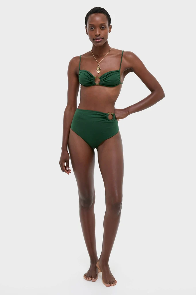 Sumatra Green Tangle Up Bikini Top - Image 7