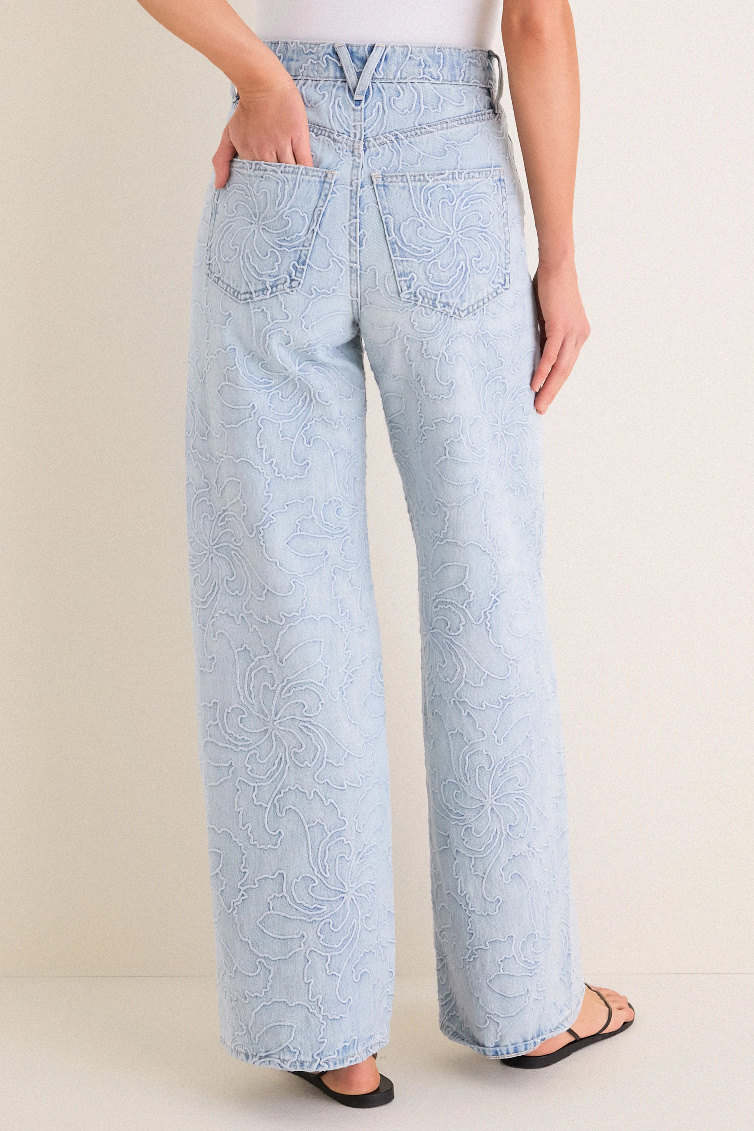 Sun Spark Taylor High Rise Wide Leg - Image 4