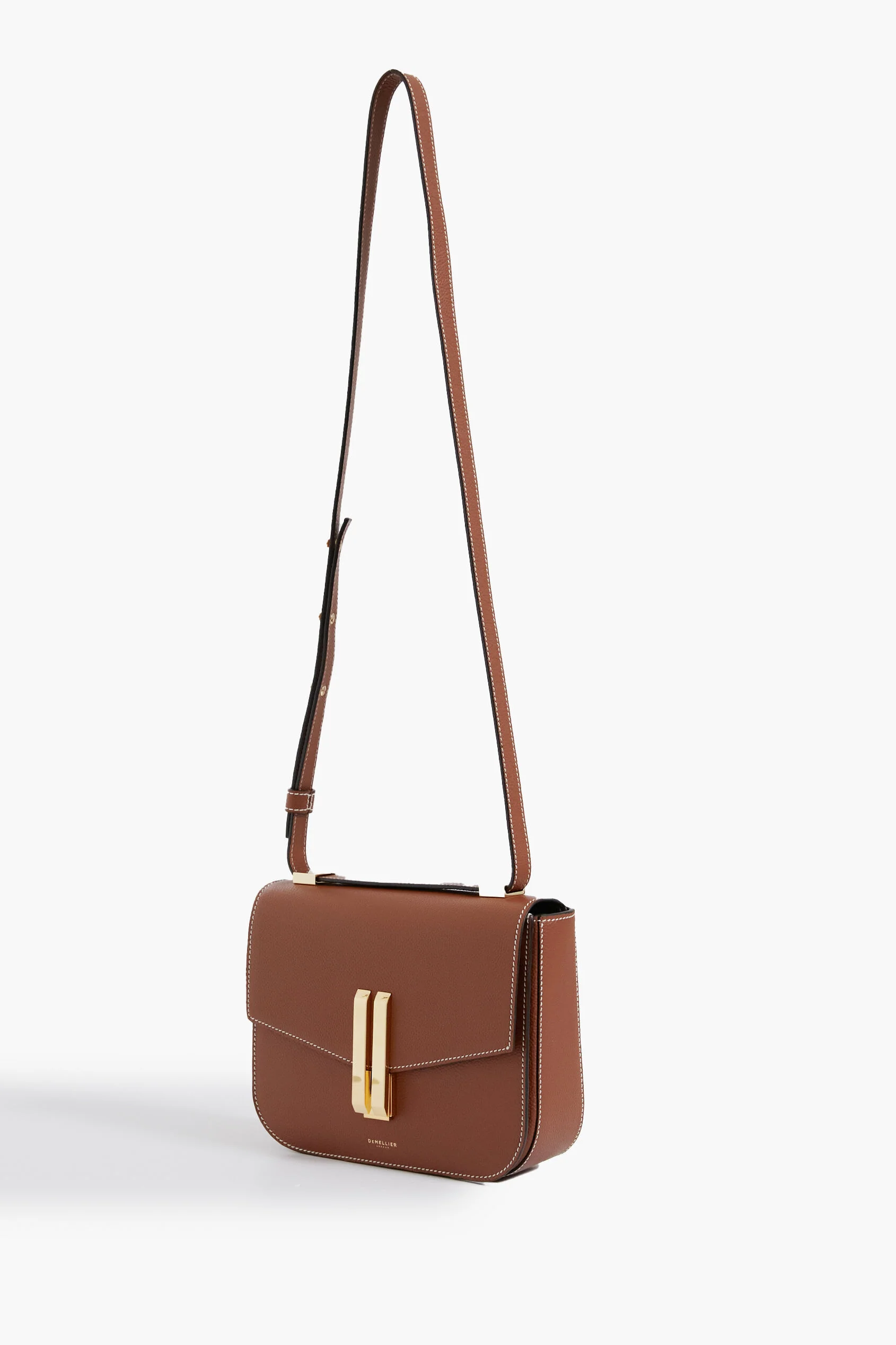 Tan with Contrast Stitching Vancouver Bag - Image 6