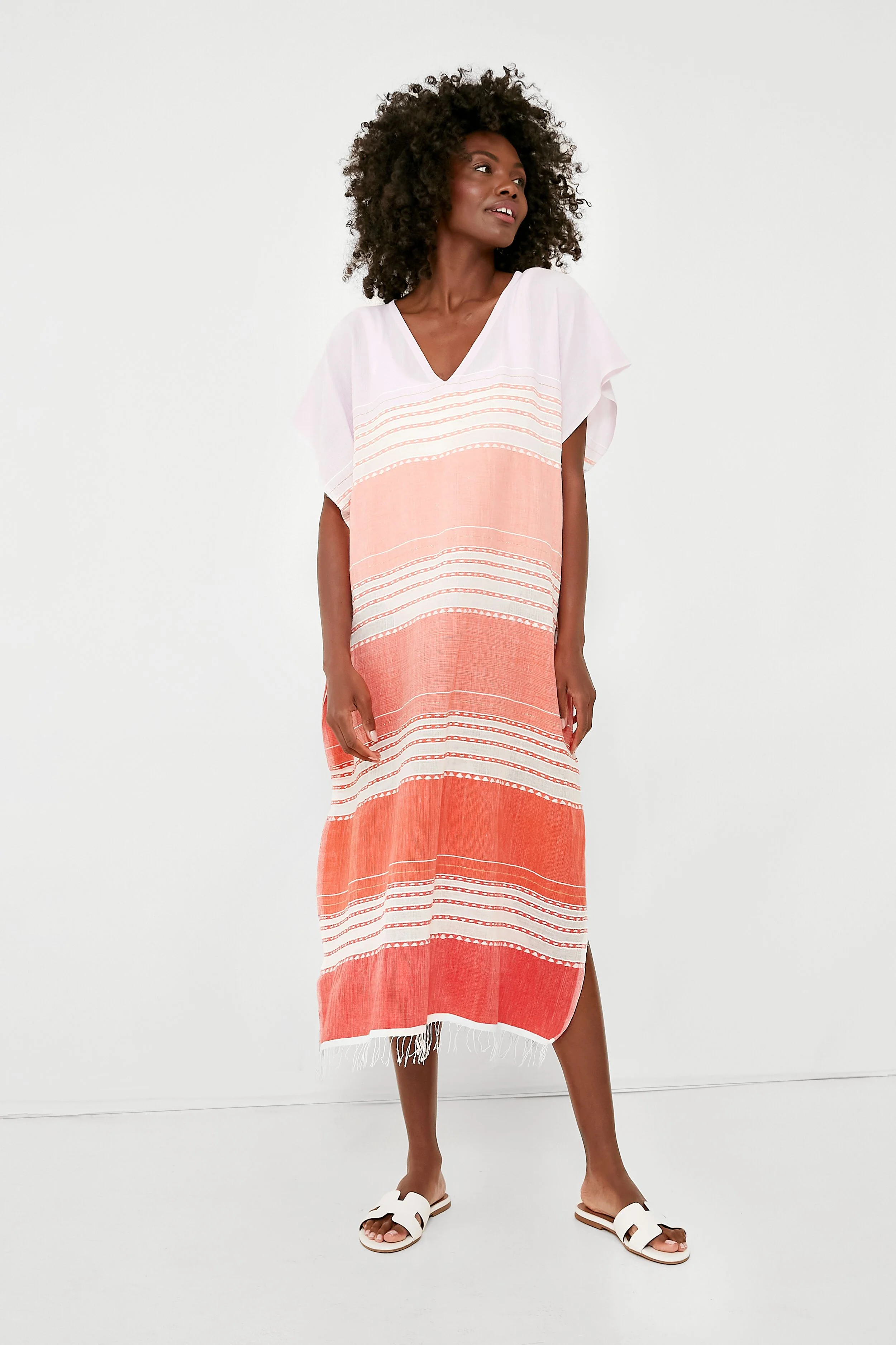 Tangerine Eshal Classic Caftan