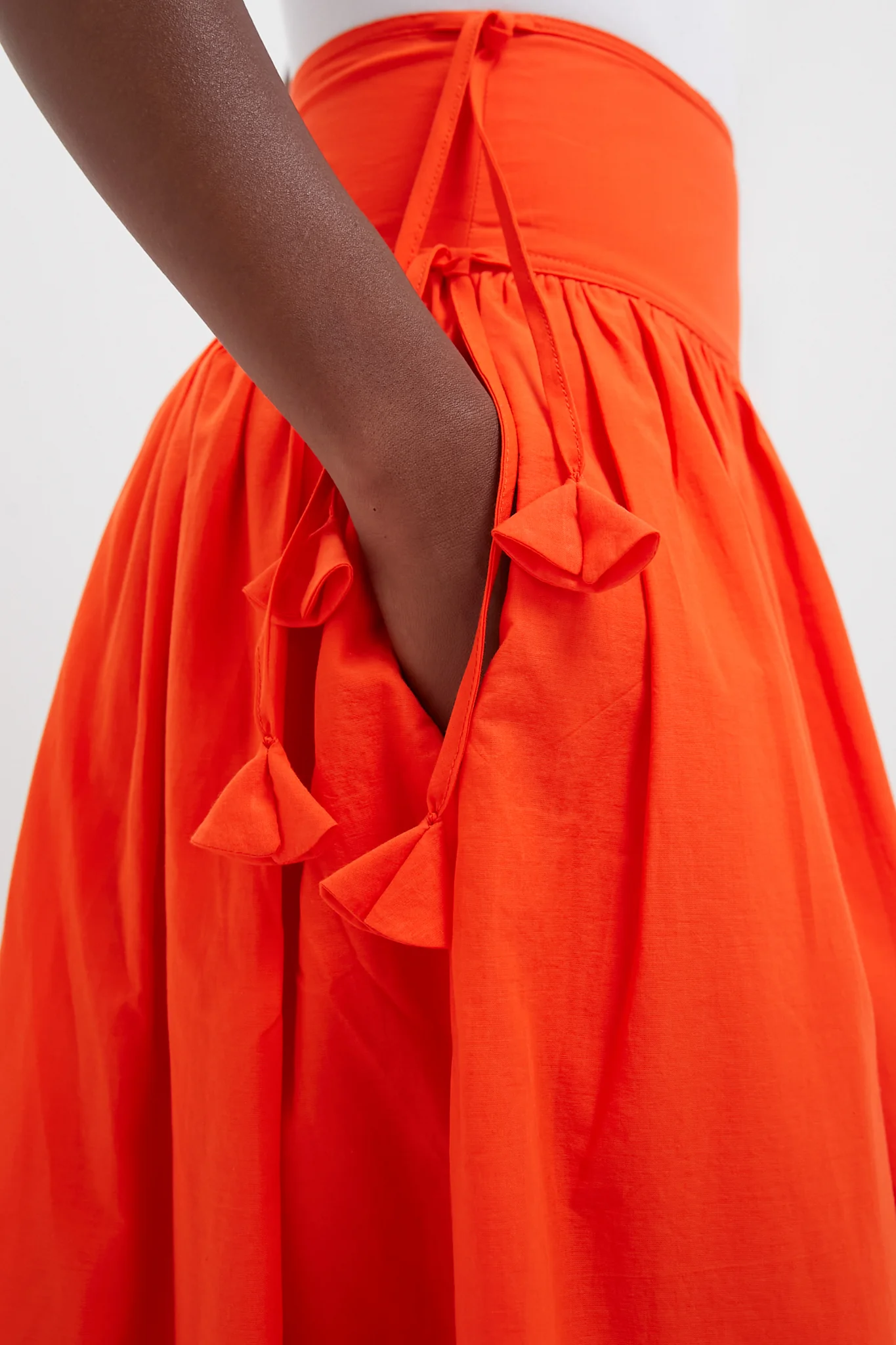 Tangerine Tango Embroidery Nathalie Skirt - Image 5
