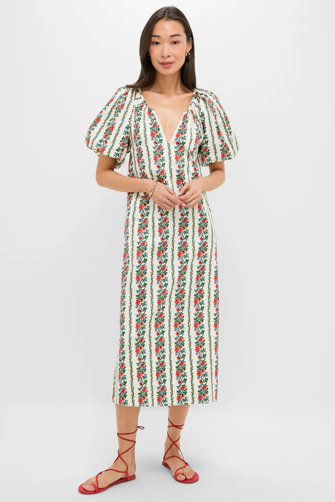 Tapestry Floral Fairground Dress - Image 8