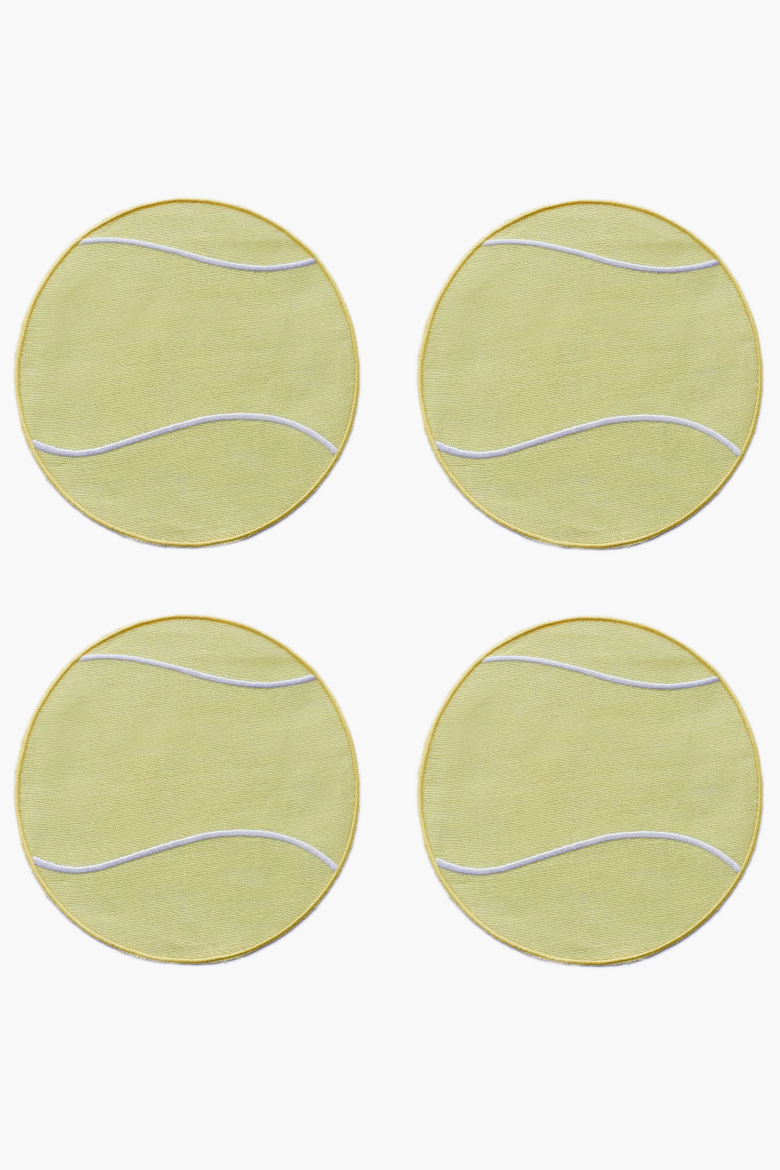 Tennis Ball Cocktail Napkins - Image 2