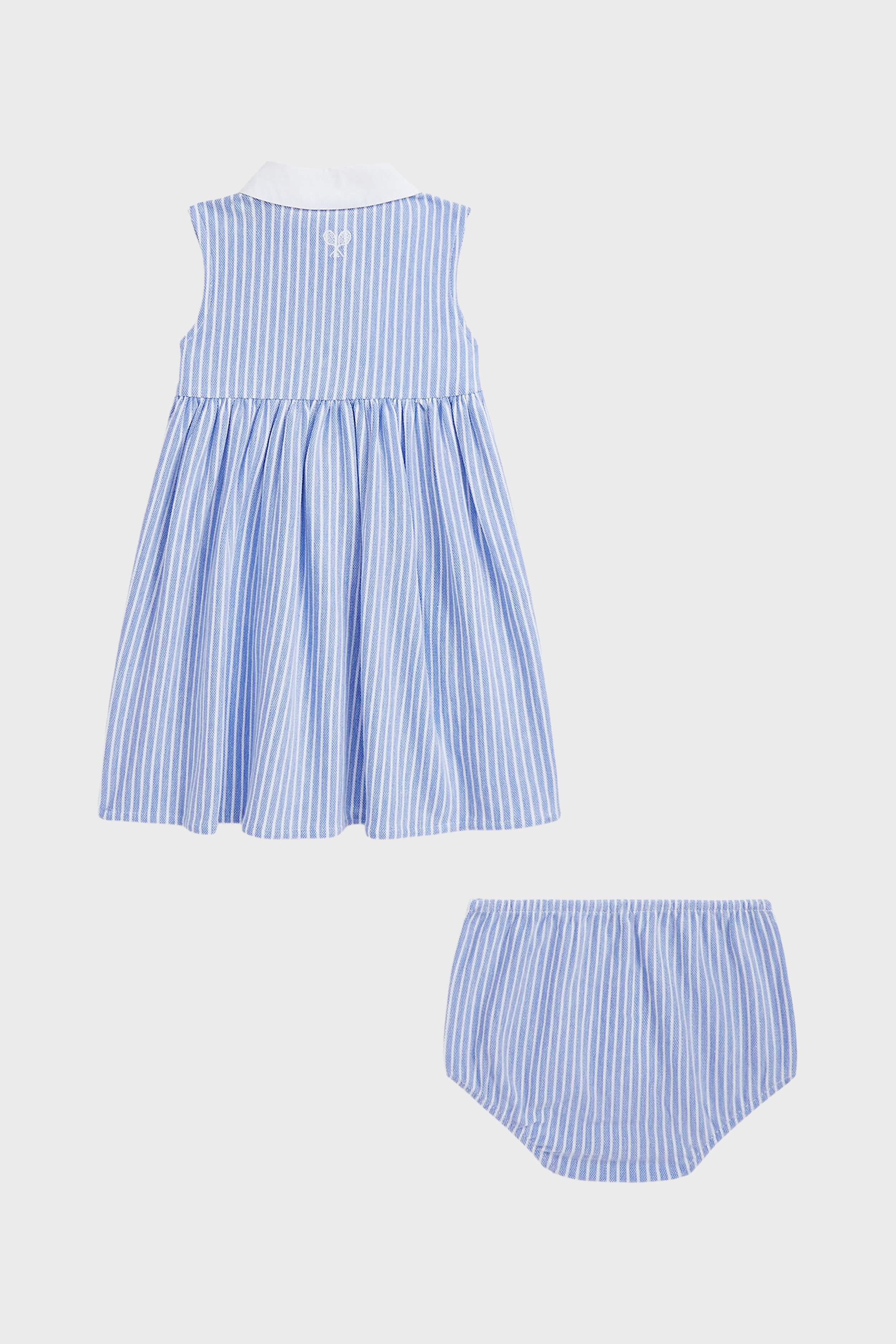 Tennis-Embroidered Mesh Dress & Bloomer - Image 2
