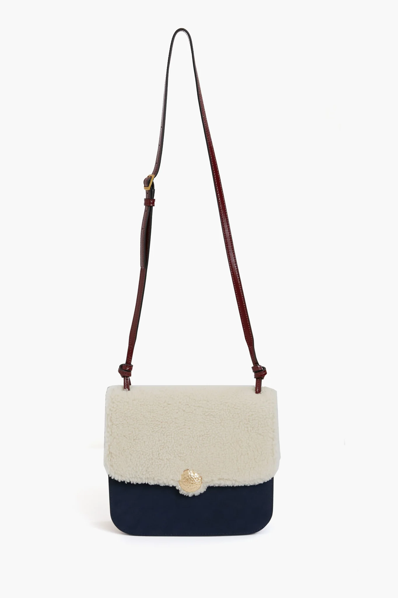 Tess Shearling Crossbody Bag