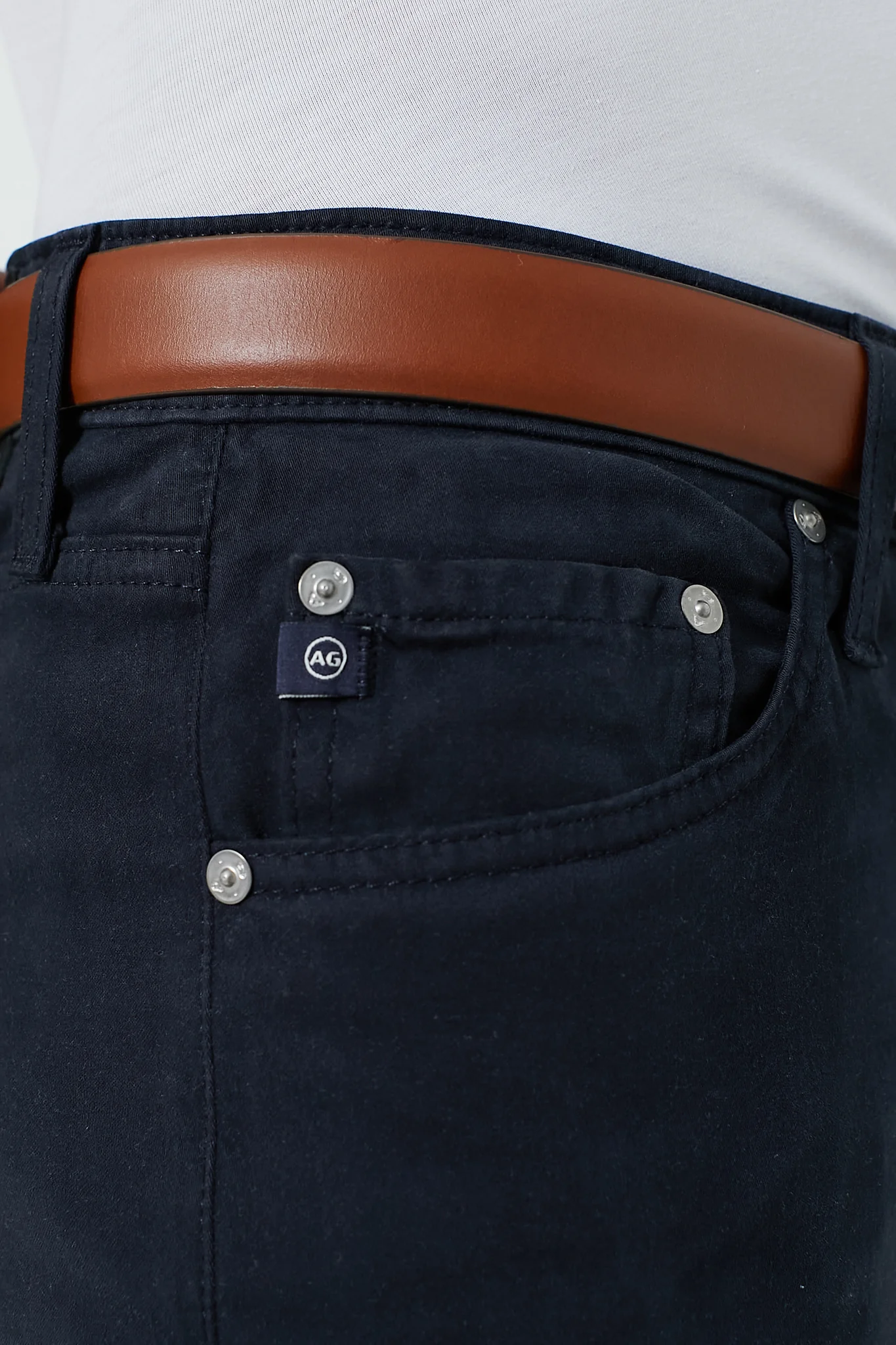 The Graduate in New Navy Sueded Twill (32" Inseam) - Image 6