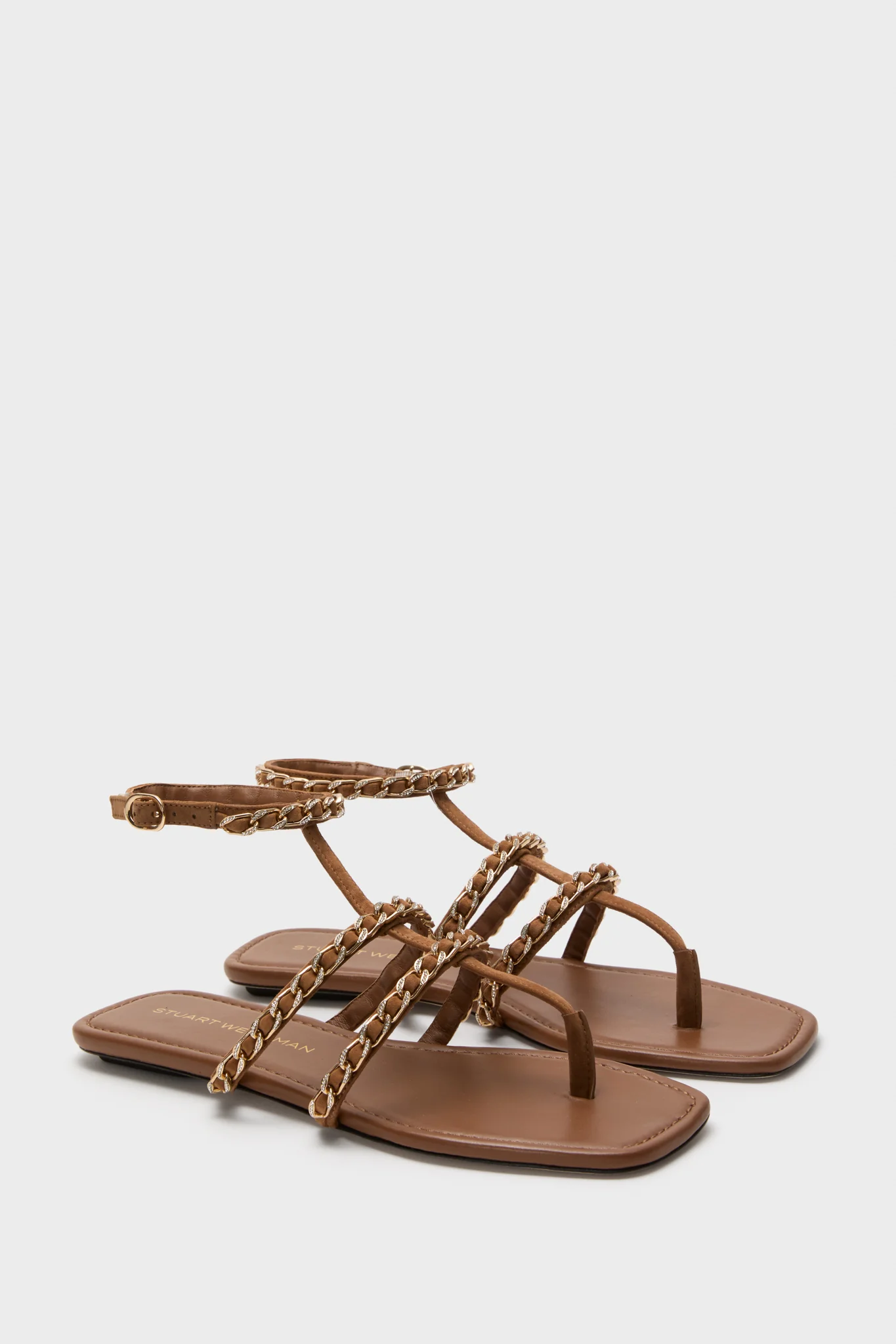 Toasted Almond Soluxe Crystal Sandals - Image 5