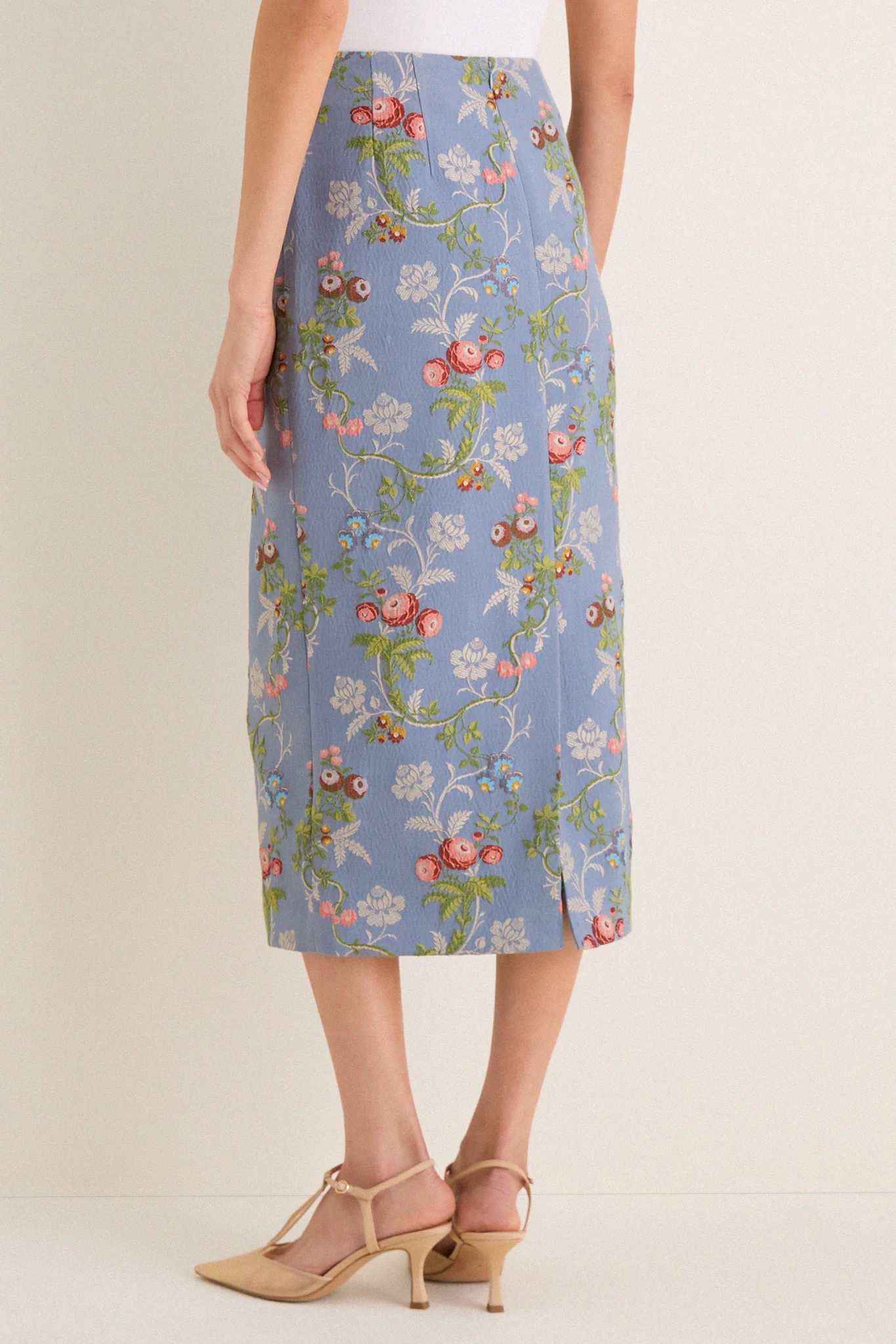 Trellis Bloom Jacquard Ellington Skirt - Image 5