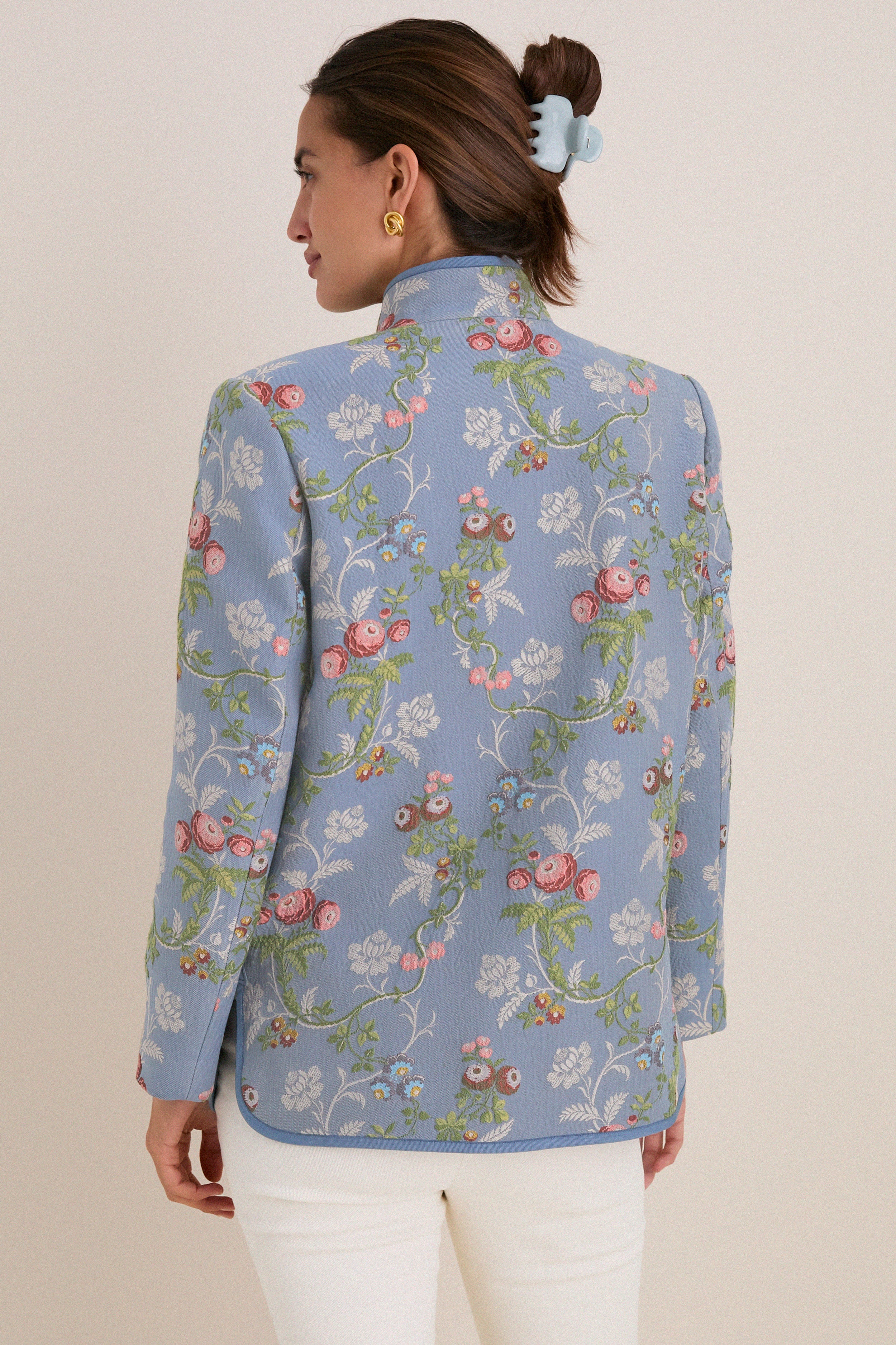 Trellis Bloom Jacquard Dalton Jacket - Image 4