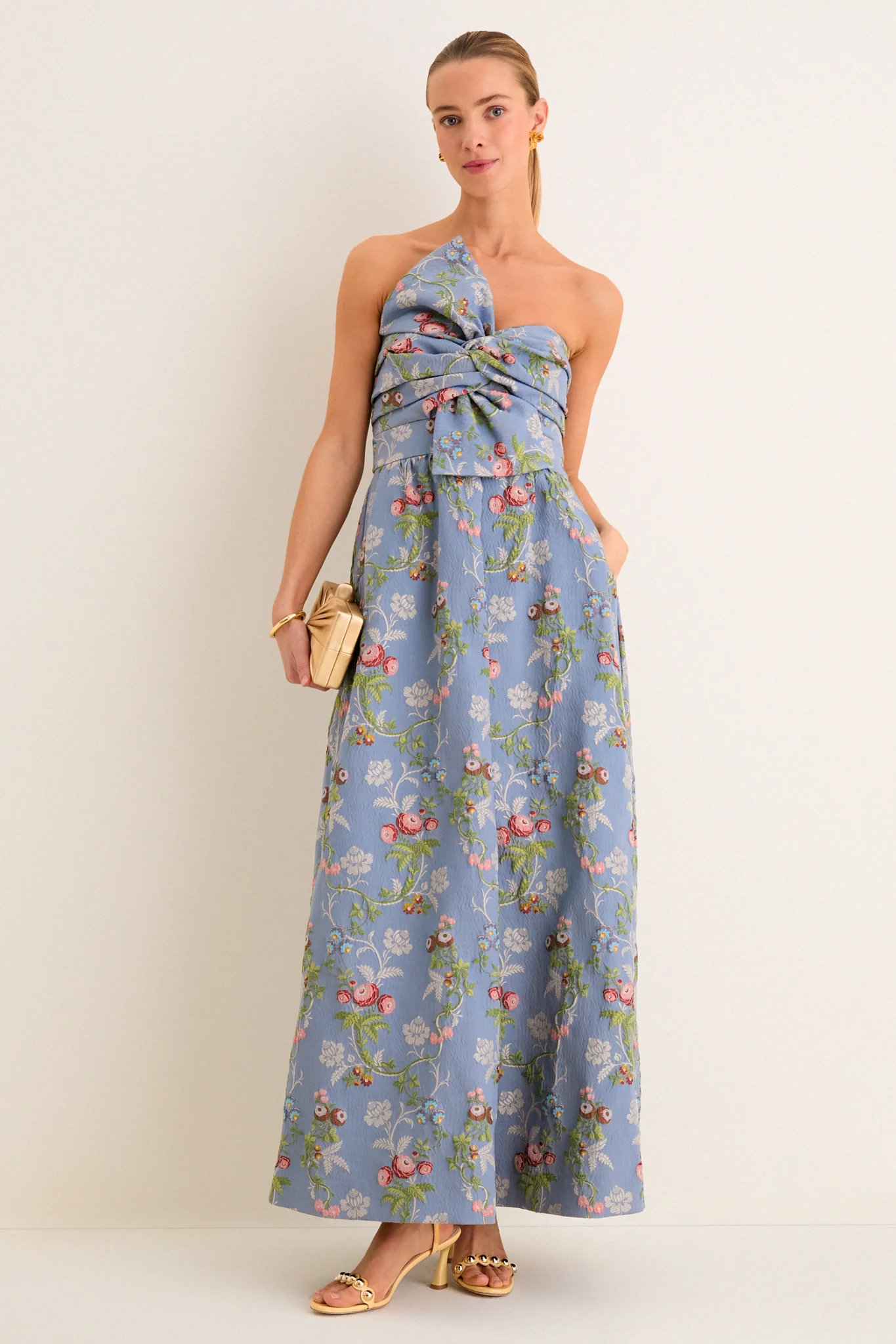 Trellis Bloom Jacquard Kathleen Gown - Image 2