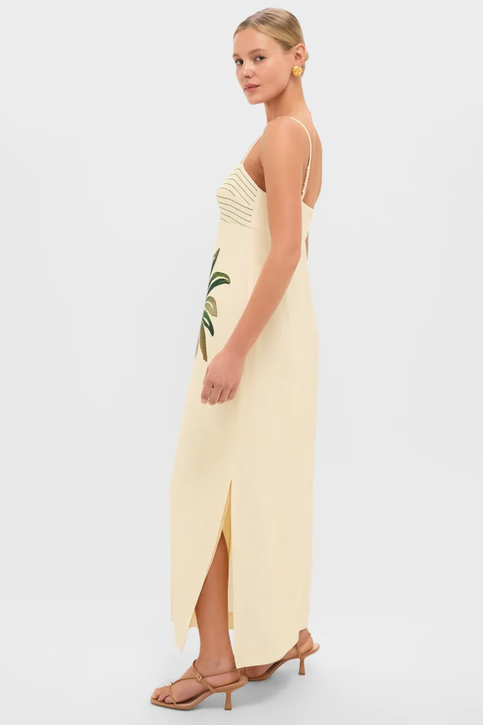 Tropical Print Maxi Dress - Image 4