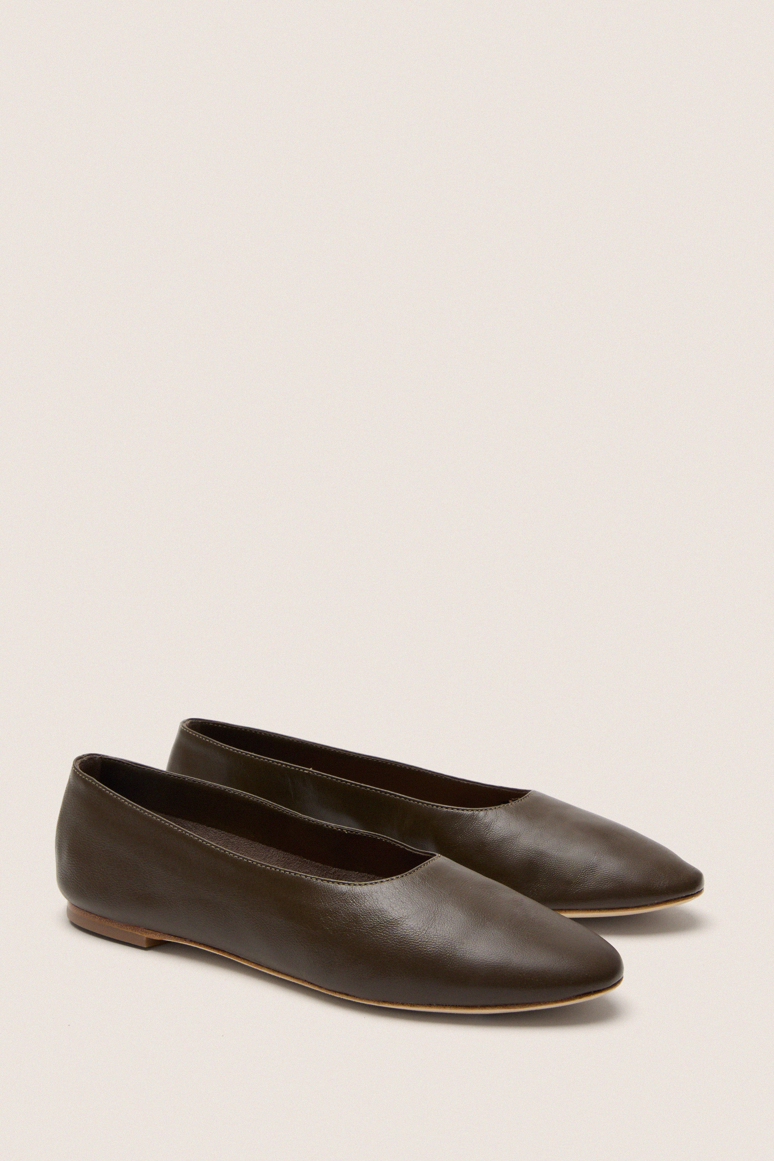 Truffle Alba Ballet Flat - Image 7