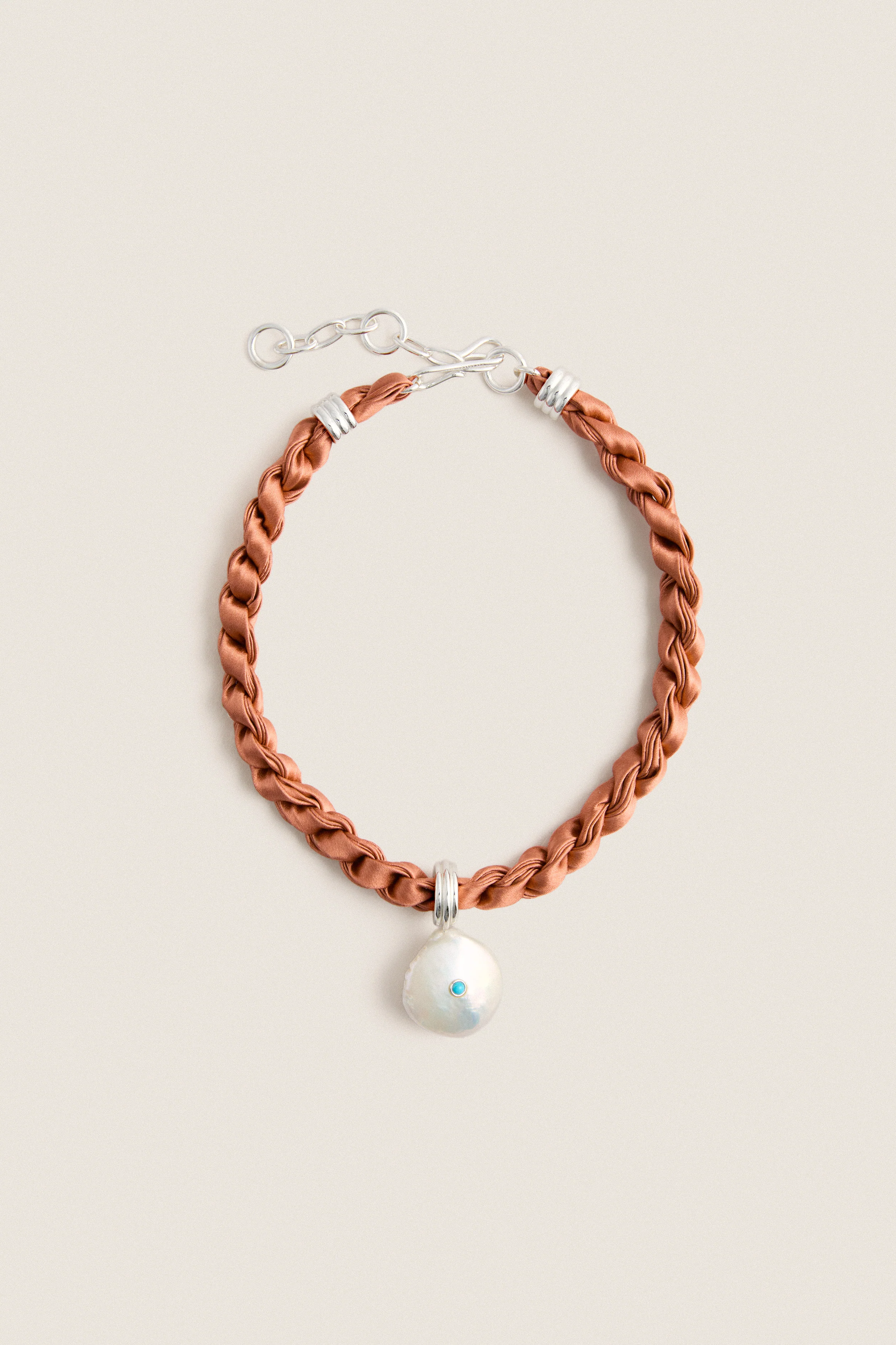 Tuckernuck x Lizzie Fortunato Desert Pearl Woven Collar Necklace