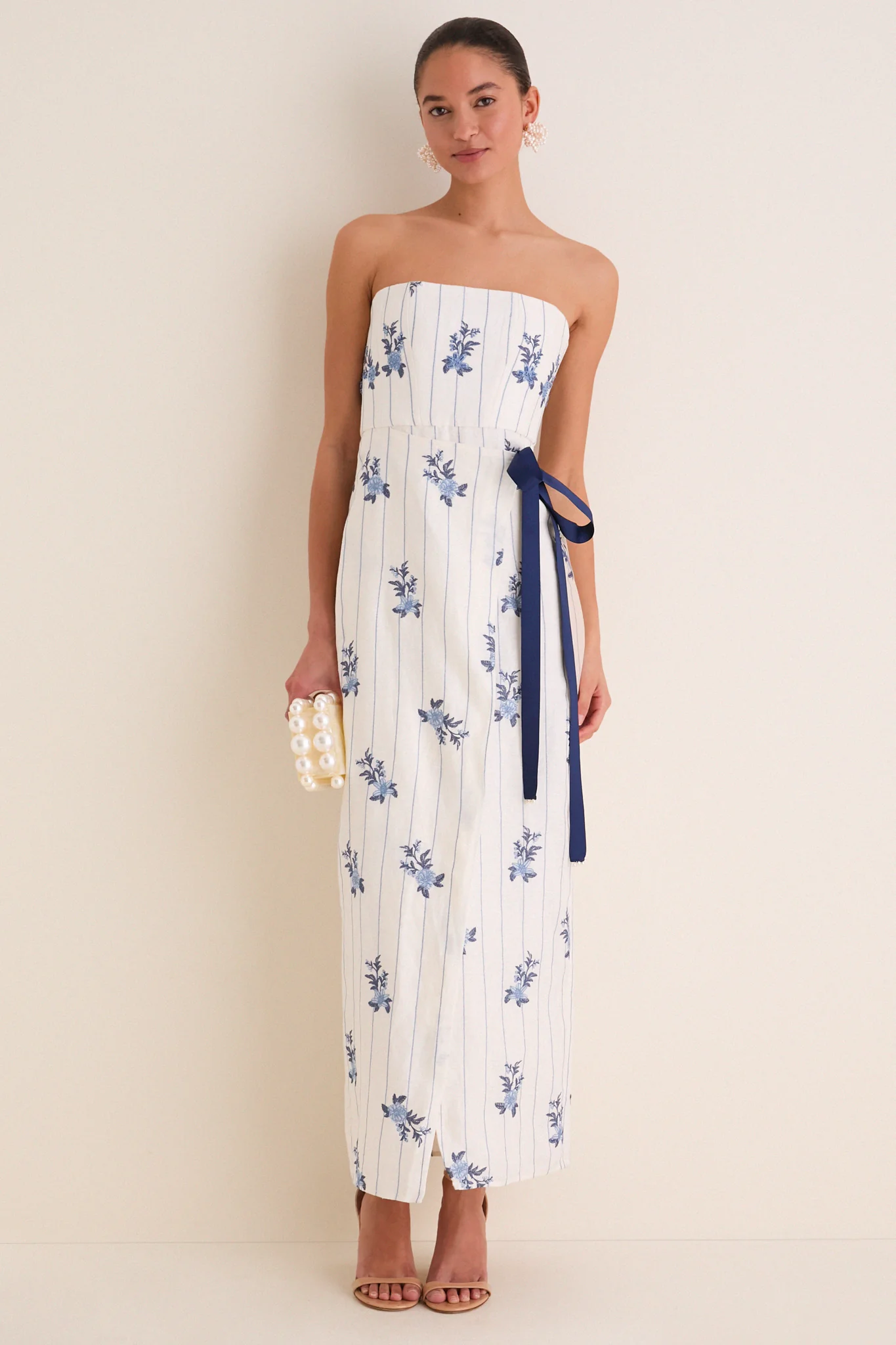 Valle Cinefila Strapless Maxi Dress - Image 2