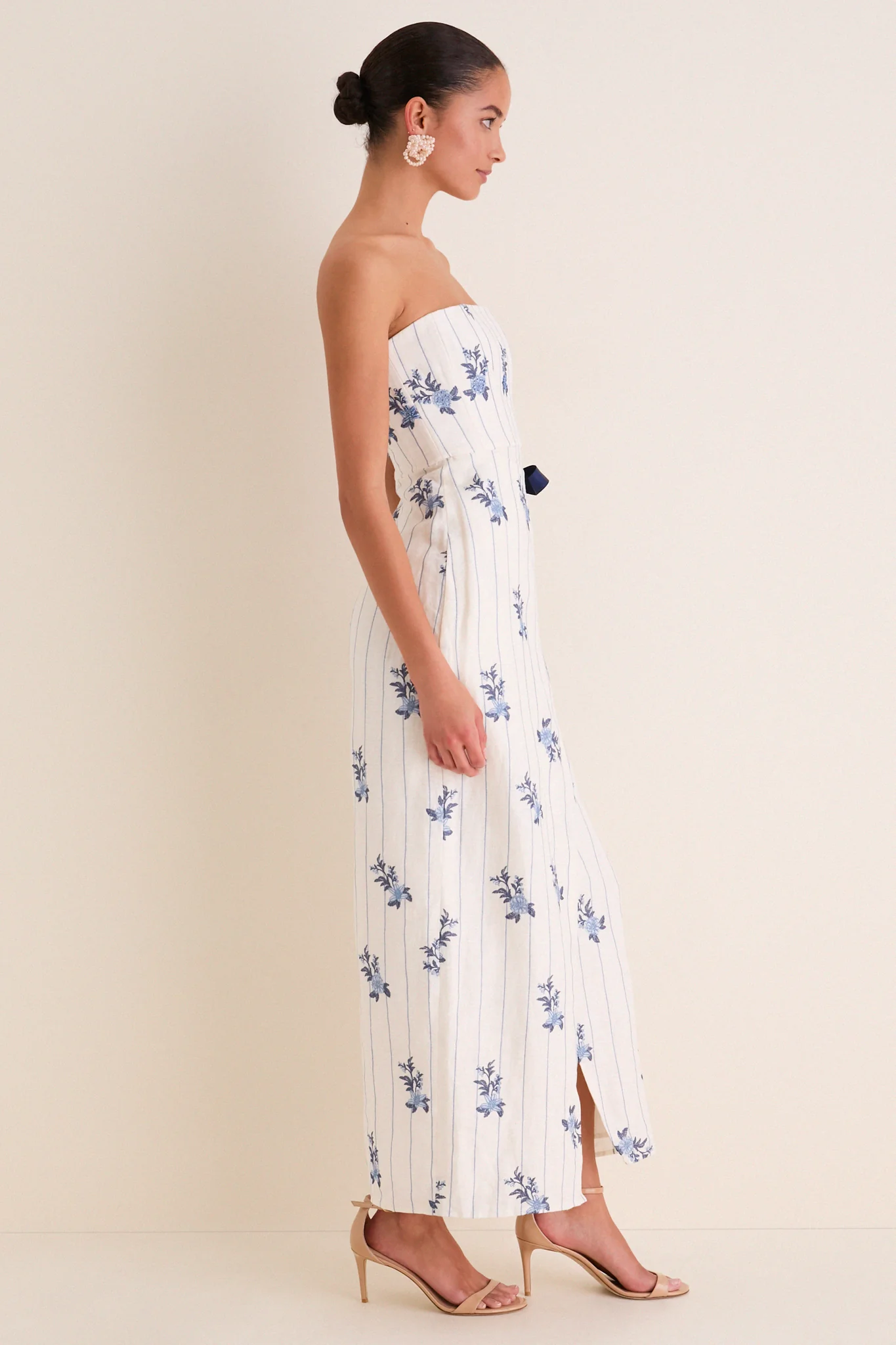 Valle Cinefila Strapless Maxi Dress - Image 4