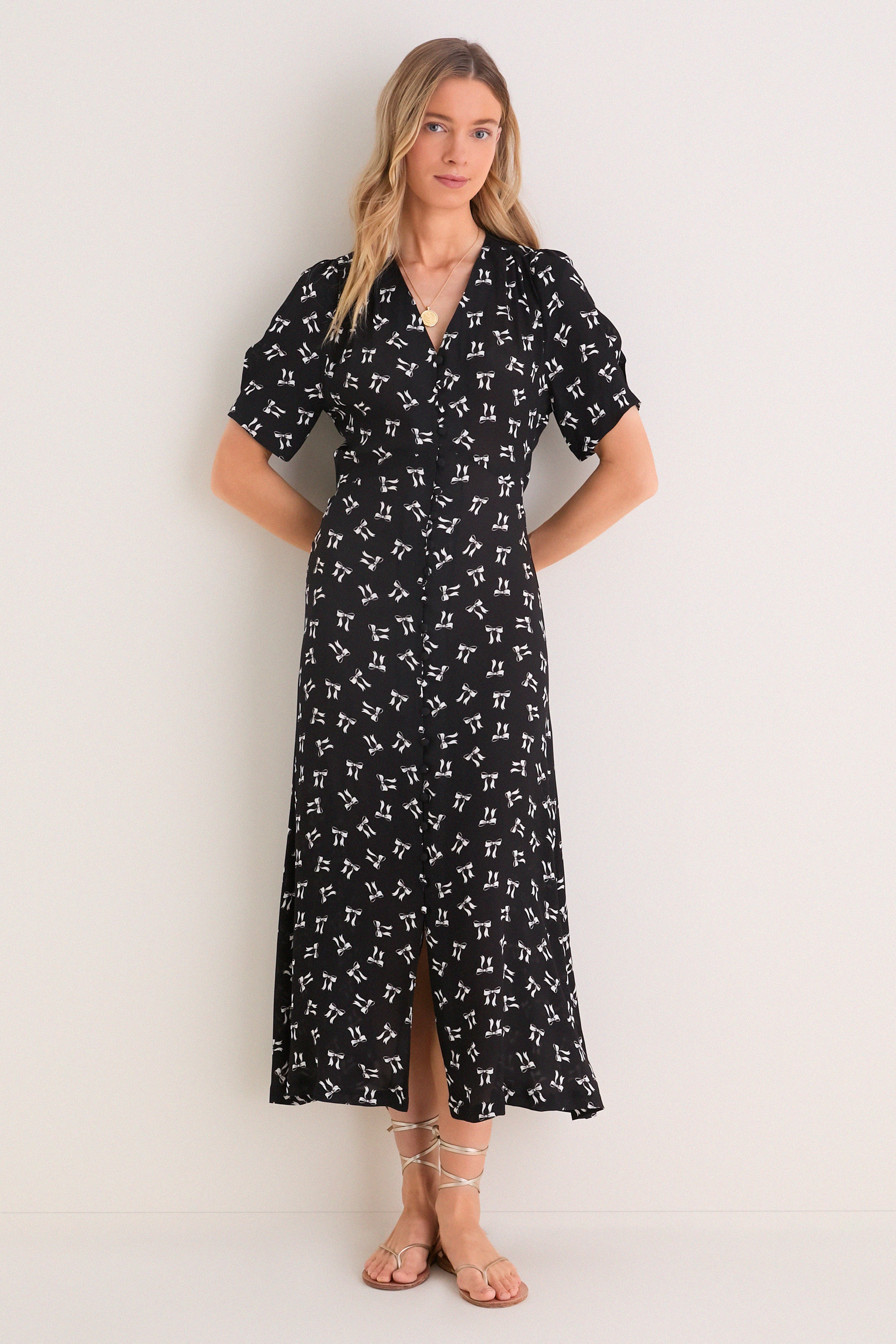 Vintage Bows Tuxedo Luciya Antique Dress