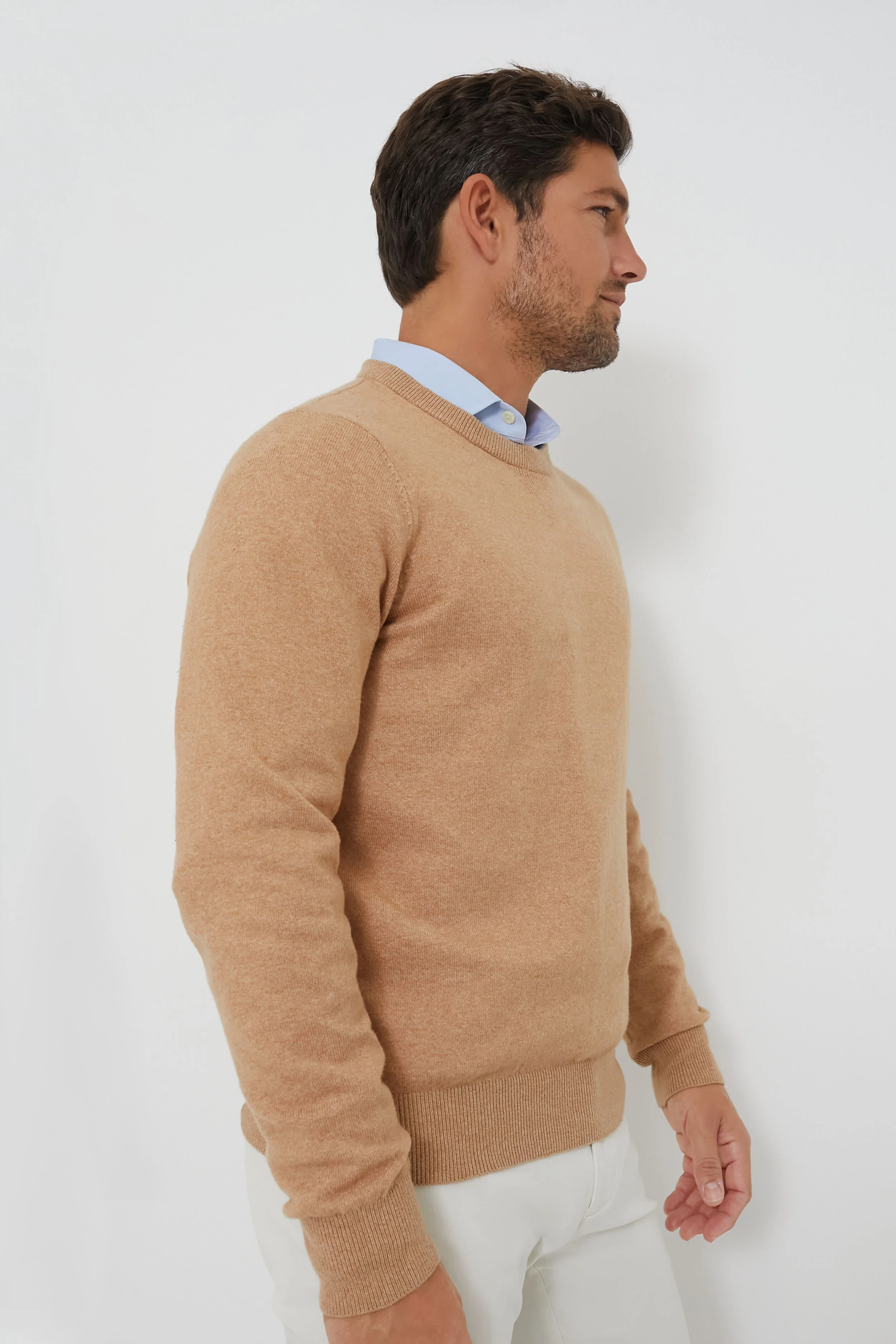 Wheat Heather Jackson Crewneck Sweater - Image 3