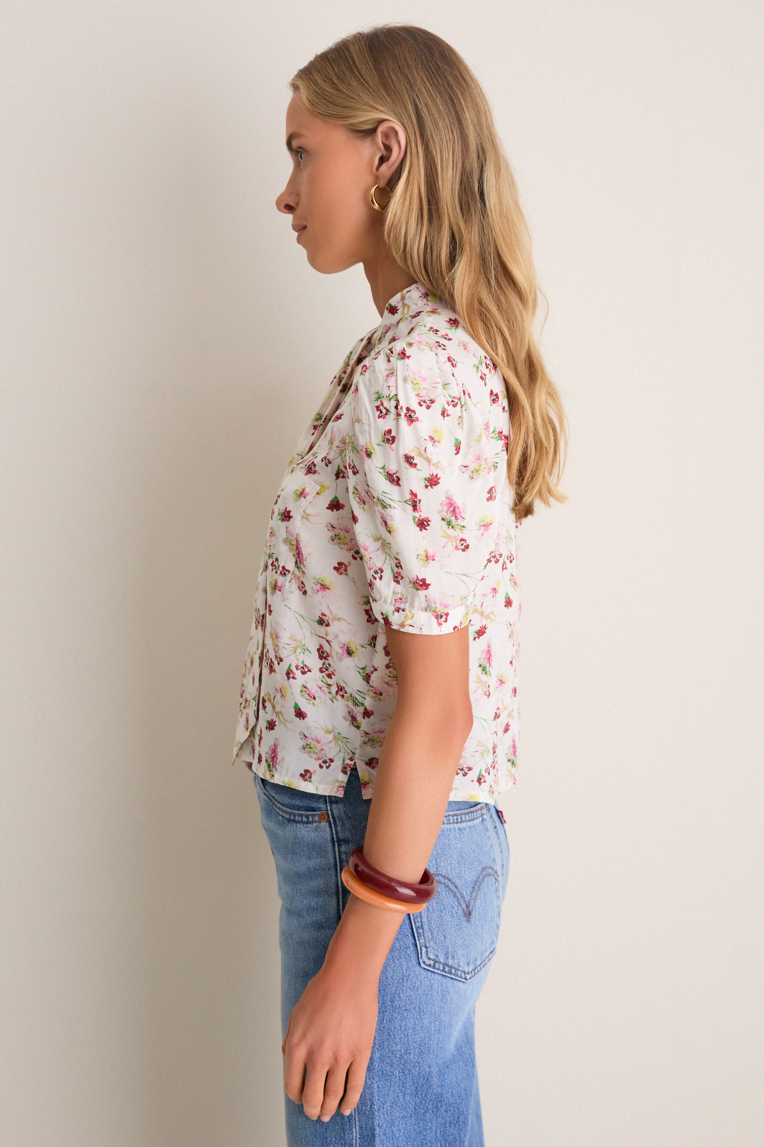 White Chance Wild Garden Shirt - Image 3